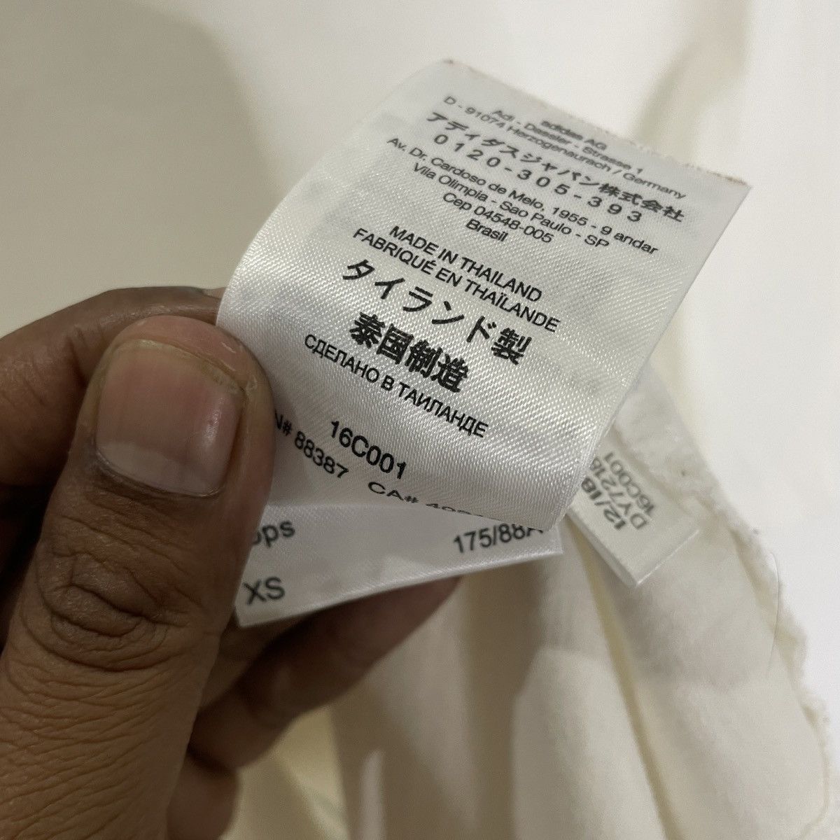 Adidas × Y's Y-3 Yohji Yamamoto X Adidas Big Logo Tee Size US S / EU 44-46 / 1 - 8 Thumbnail