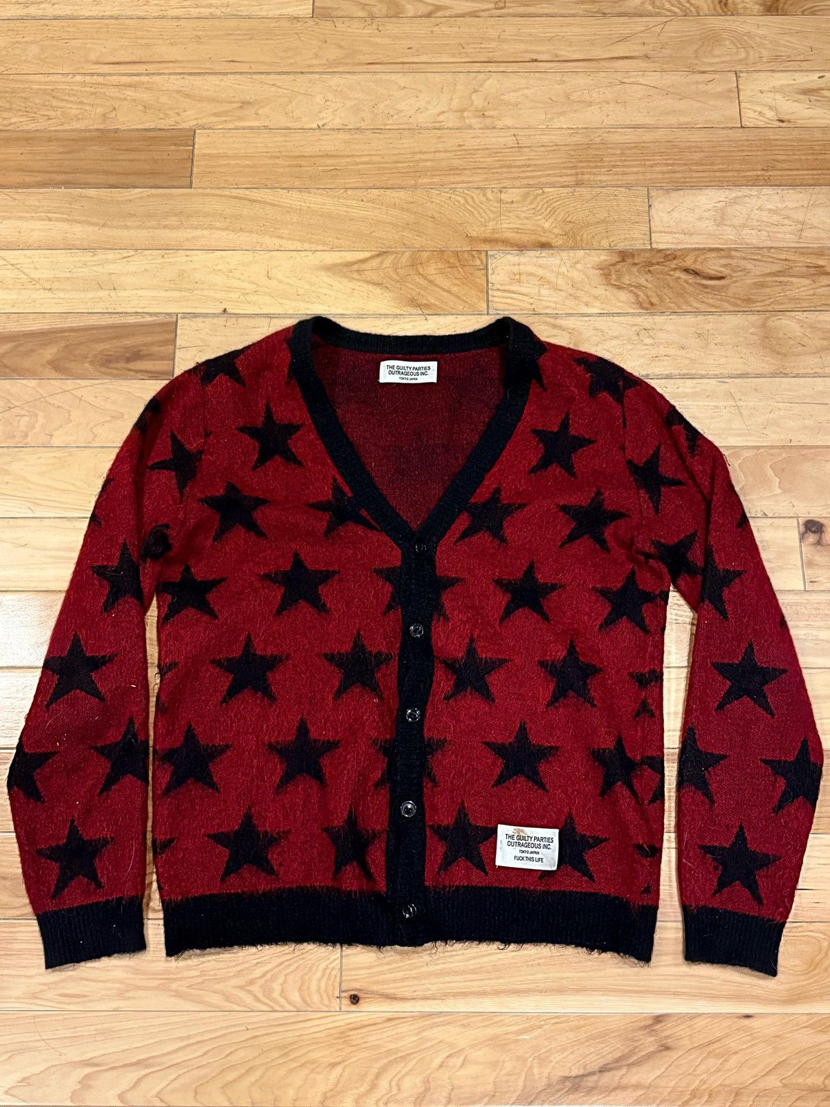 Japanese Brand AW12 Wacko Maria Star Cardigan Size US M / EU 48-50 / 2 - 1 Thumbnail