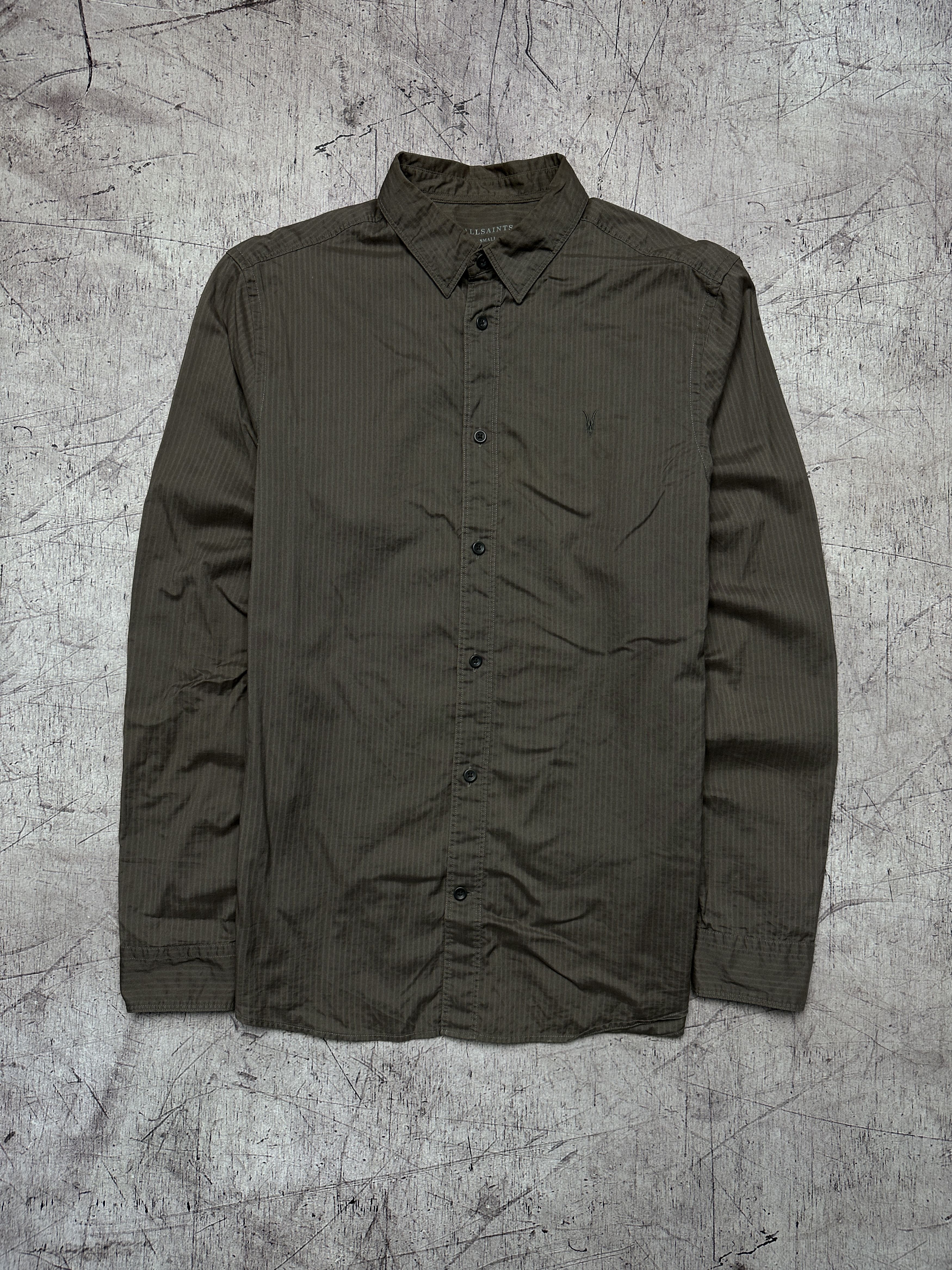 Allsaints Allsaints Mens Fuller Long Sleeve Shirt Size US S / EU 44-46 / 1 - 1 Thumbnail