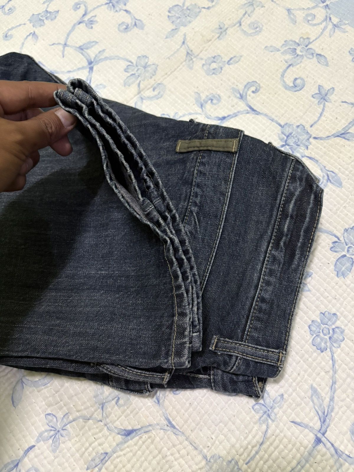 Japanese Brand Japanese High Quality Double Waist Jeans Distressed Denim Size US 34 / EU 50 - 17 Thumbnail