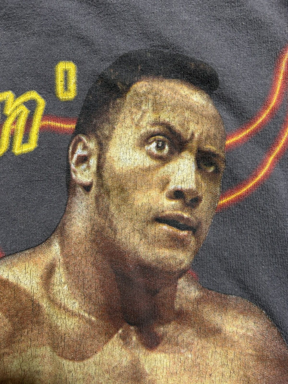 WWE Vintage 90s The Rock Layin the Smack Down WWE Wrestling Tee Size US XL / EU 56 / 4 - 5 Thumbnail