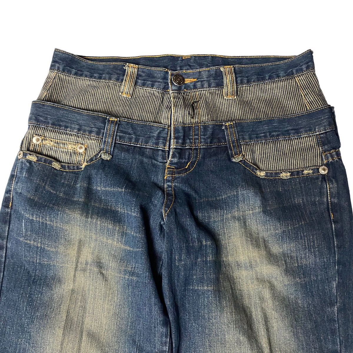 If Six Was Nine Double Waist Japanese Denim Straight Cut Lgb ifsixwasnine Size US 30 / EU 46 - 3 Thumbnail