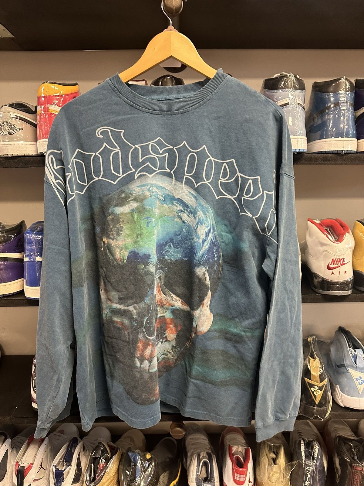 Godspeed Godspeed new skull shirt men’s long sleeve xl Size US XL / EU 56 / 4 - 2 Thumbnail