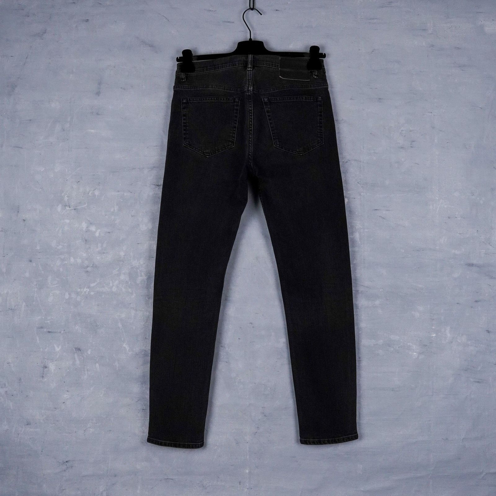 Acne Studios Acne studios black washed slim fit stretch denim jeans pants Size US 30 / EU 46 - 3 Thumbnail
