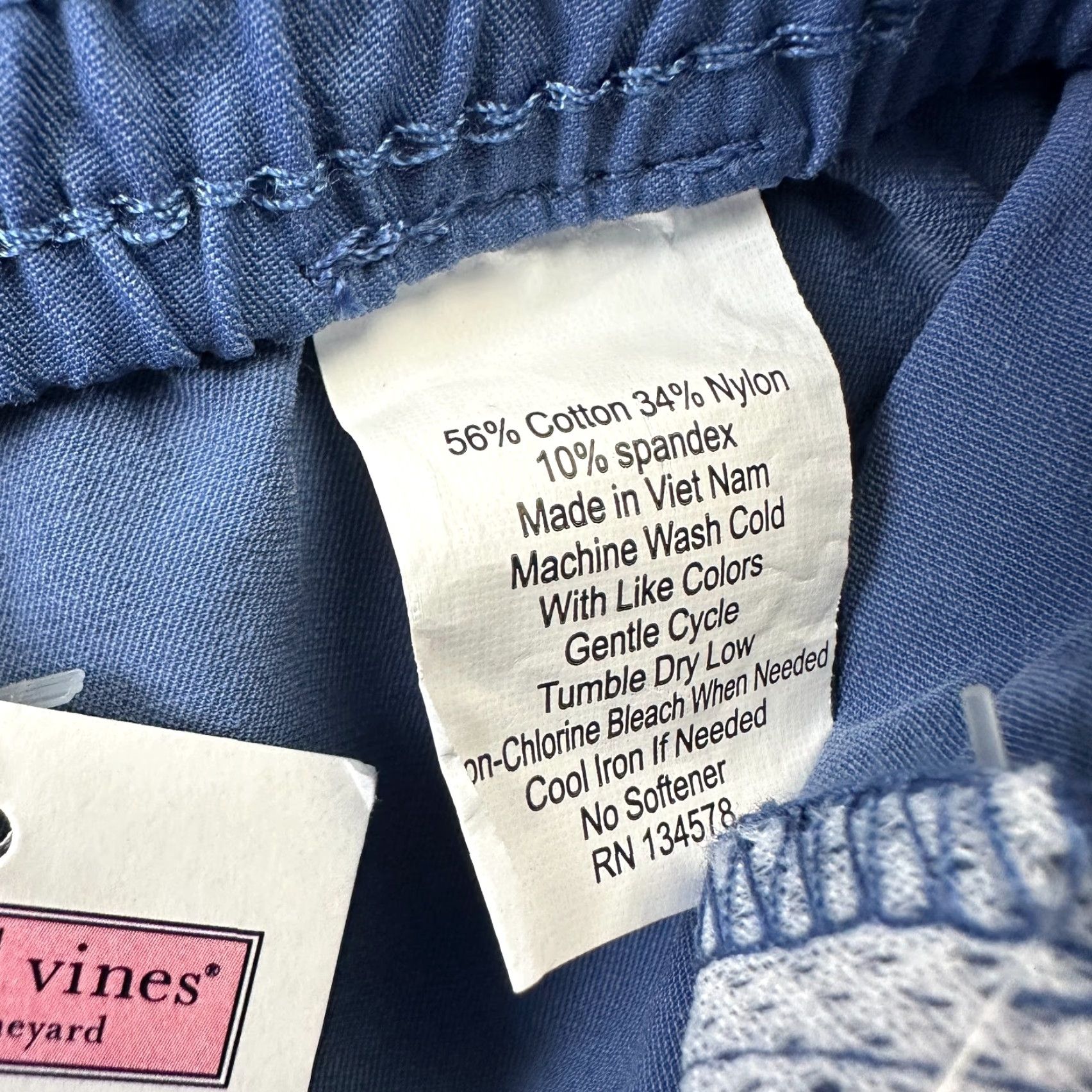 Nike Vineyard Vines Shorts Mens XL Blue Performance Stretch Logo Jetty Mens Size US 36 / EU 52 - 4 Thumbnail