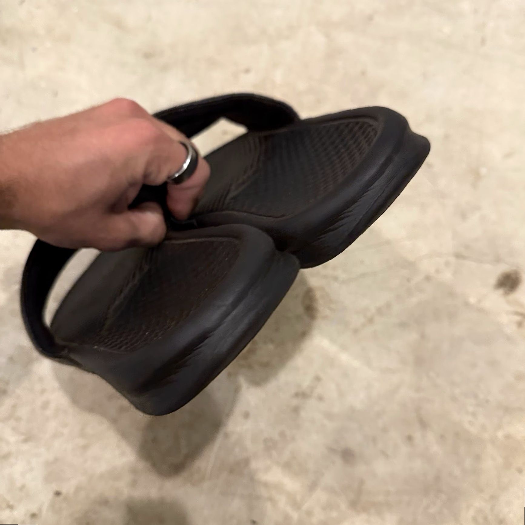 Nike Nike Benassi JDI Slide Mens Sandals 13 Black Slip-On Comfort Size ONE SIZE - 6 Thumbnail