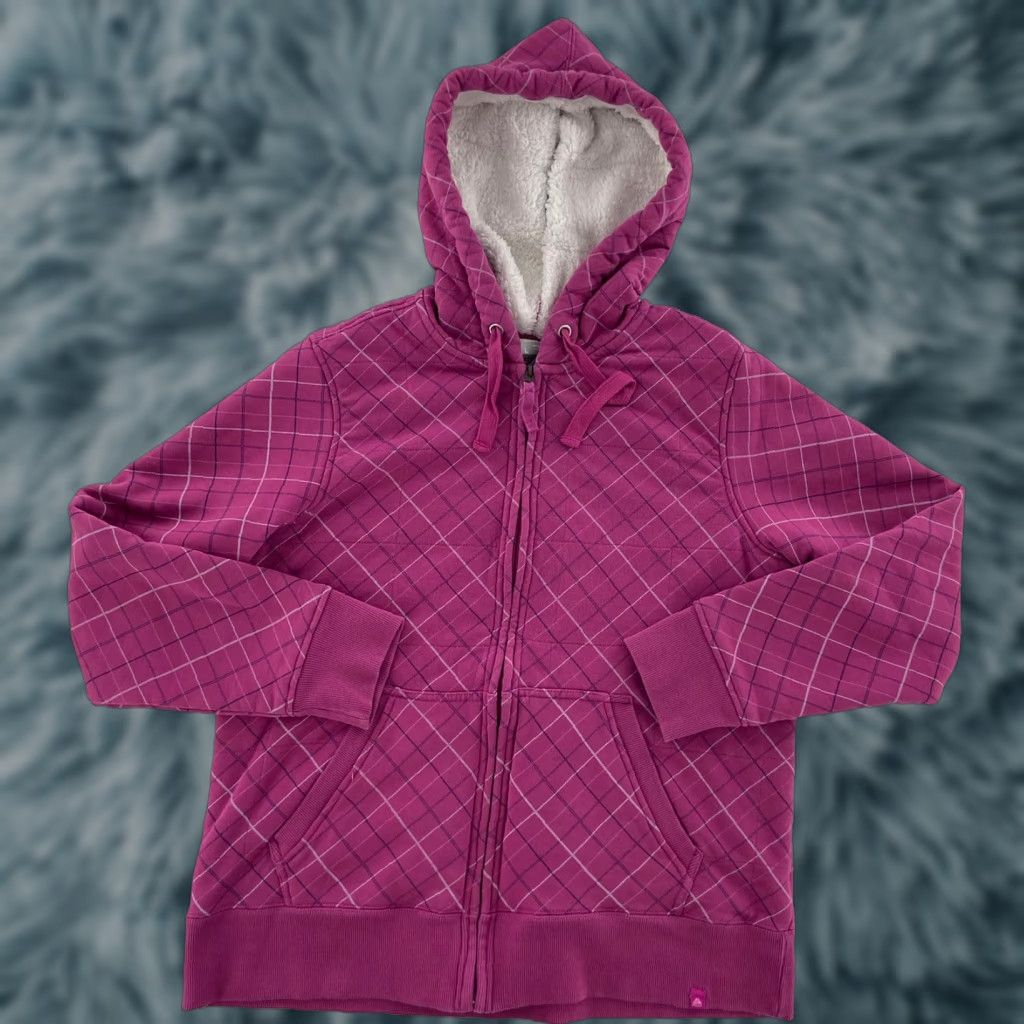 Nike Nike ACG Hoodie Jacket Women's Large L Pink Full Zip Pockets Logo Cotton Blend Athletic Regular Zip Outdoor Size L / US 10 / IT 46 - 1 Thumbnail