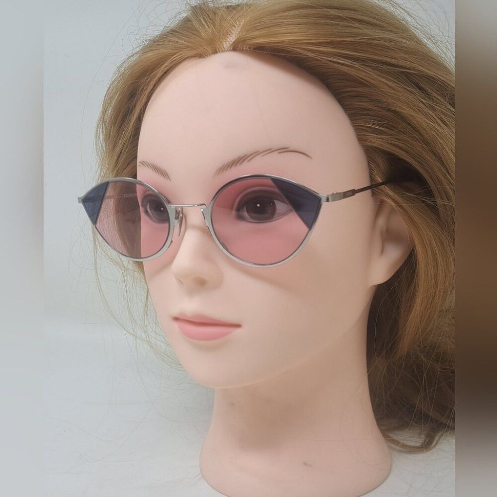 Fendi NEW Fendi Women's Sunglasses Cut Eye Rose Silver Cat Eye FF Size ONE SIZE - 2 Thumbnail