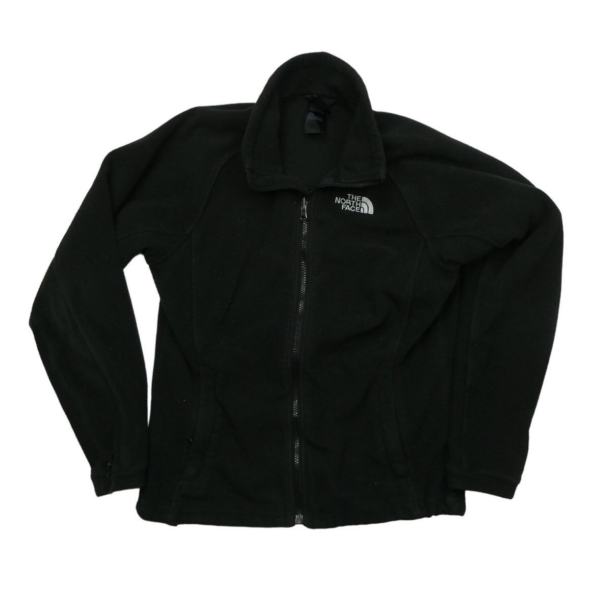 The North Face women's The North Face fleece full zip jacket, black, small Size S / US 4 / IT 40 - 1 Thumbnail