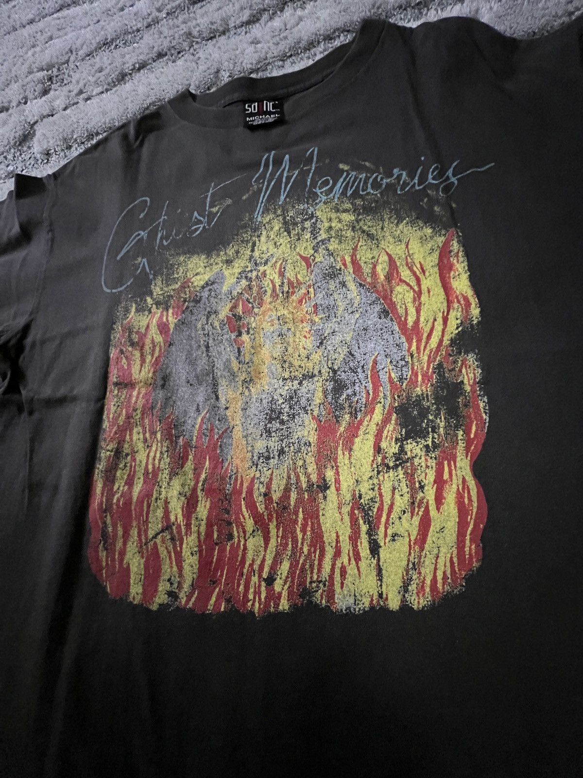 Japanese Brand Saint michael janes addiction t shirt (ghost memories) Size US S / EU 44-46 / 1 - 3 Thumbnail