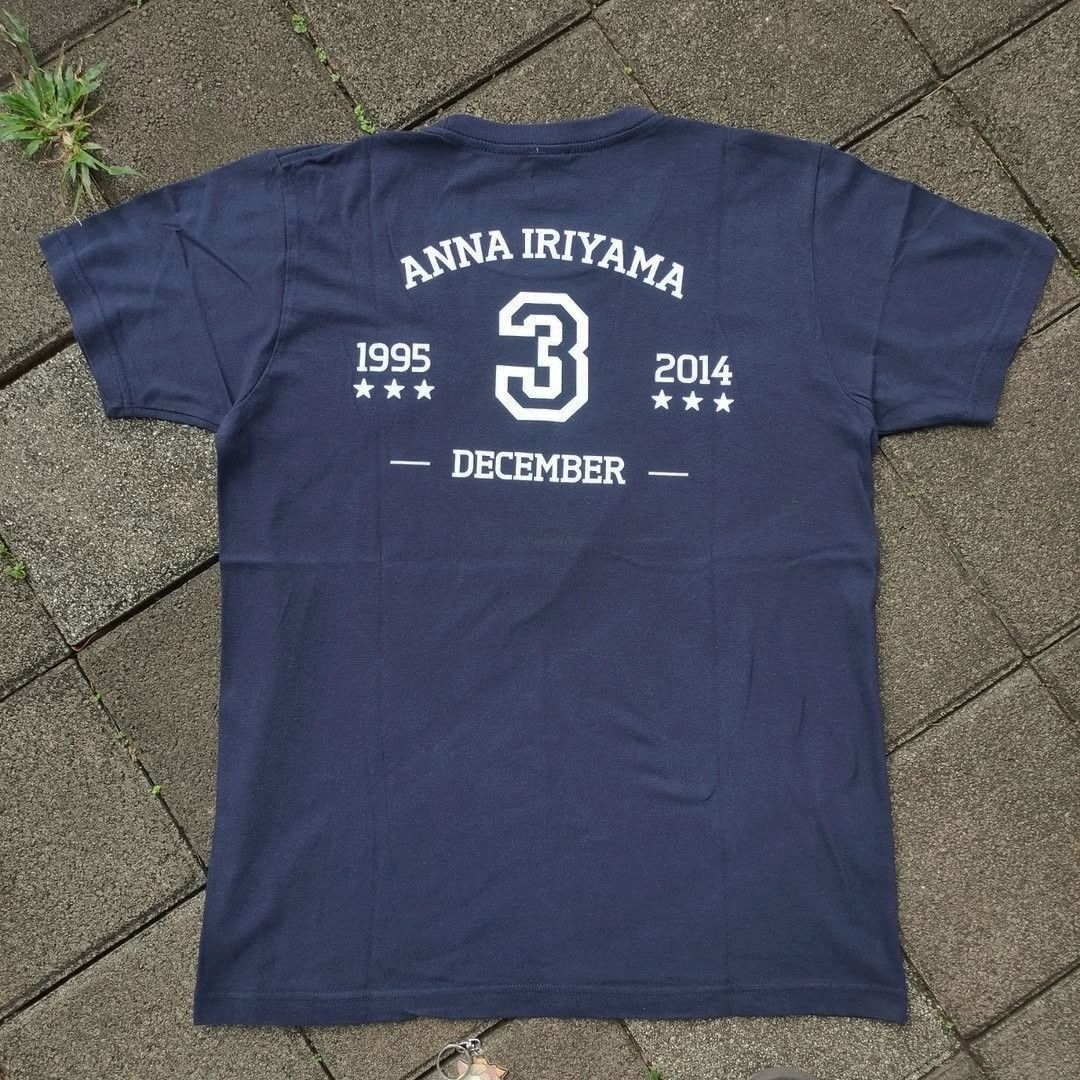 Band Tees AKB48 Anna Iriyama 19th Birthday 2014 Tee Size US L / EU 52-54 / 3 - 2 Thumbnail