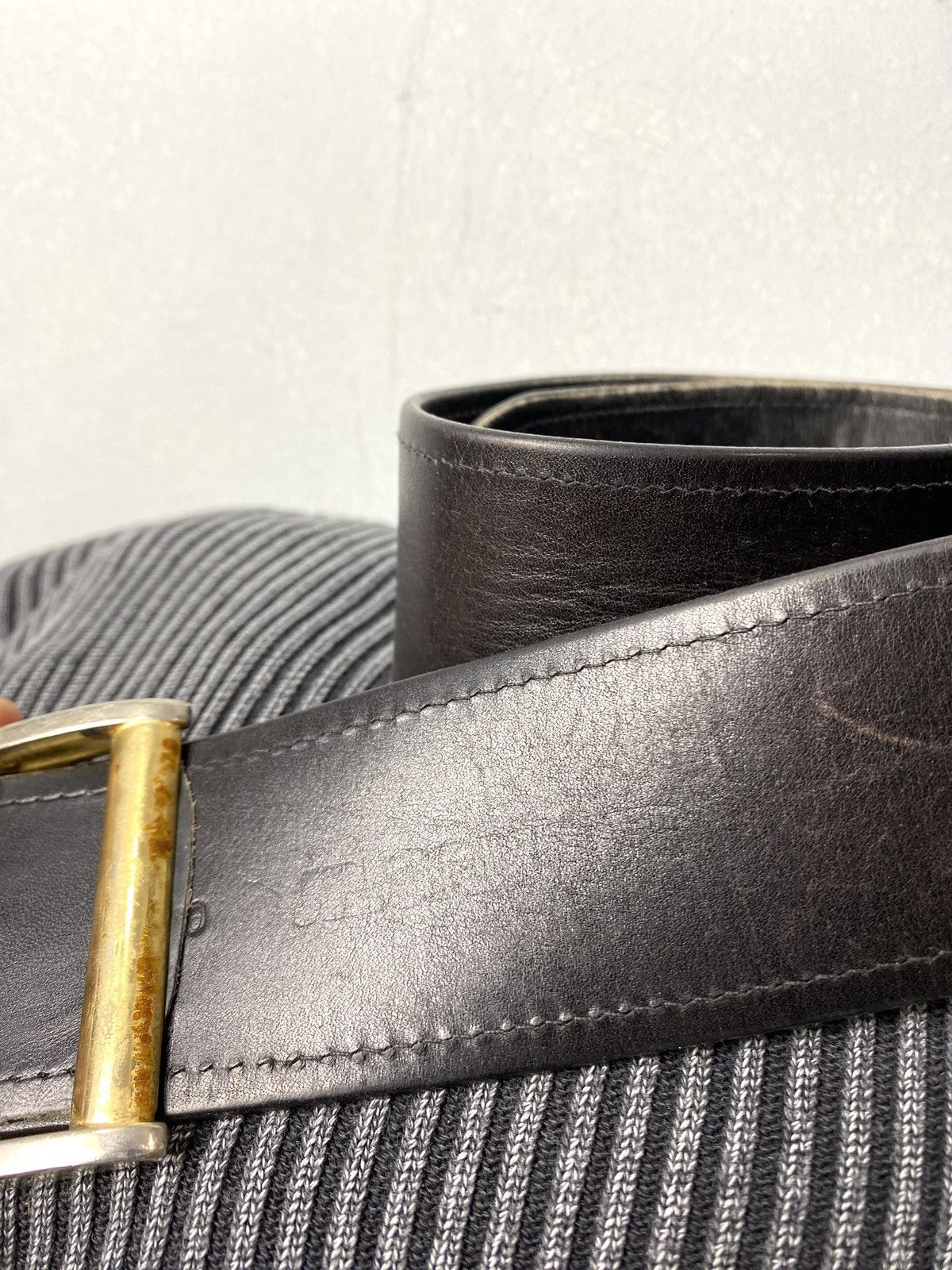 Japanese Brand × Jil Sander Vintage Jil Sander Leather Belt Luxury Archive Size ONE SIZE - 3 Thumbnail