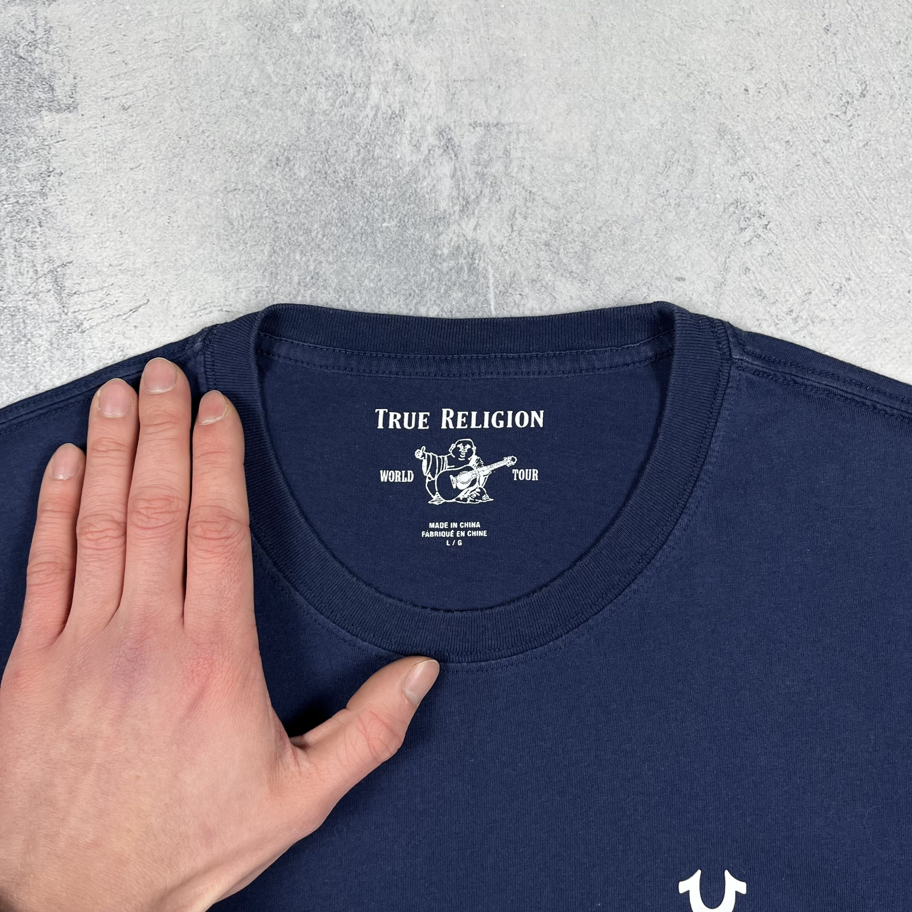 True Religion True Religion Big Logo Y2K Japanese T Shirt Size US L / EU 52-54 / 3 - 12 Thumbnail