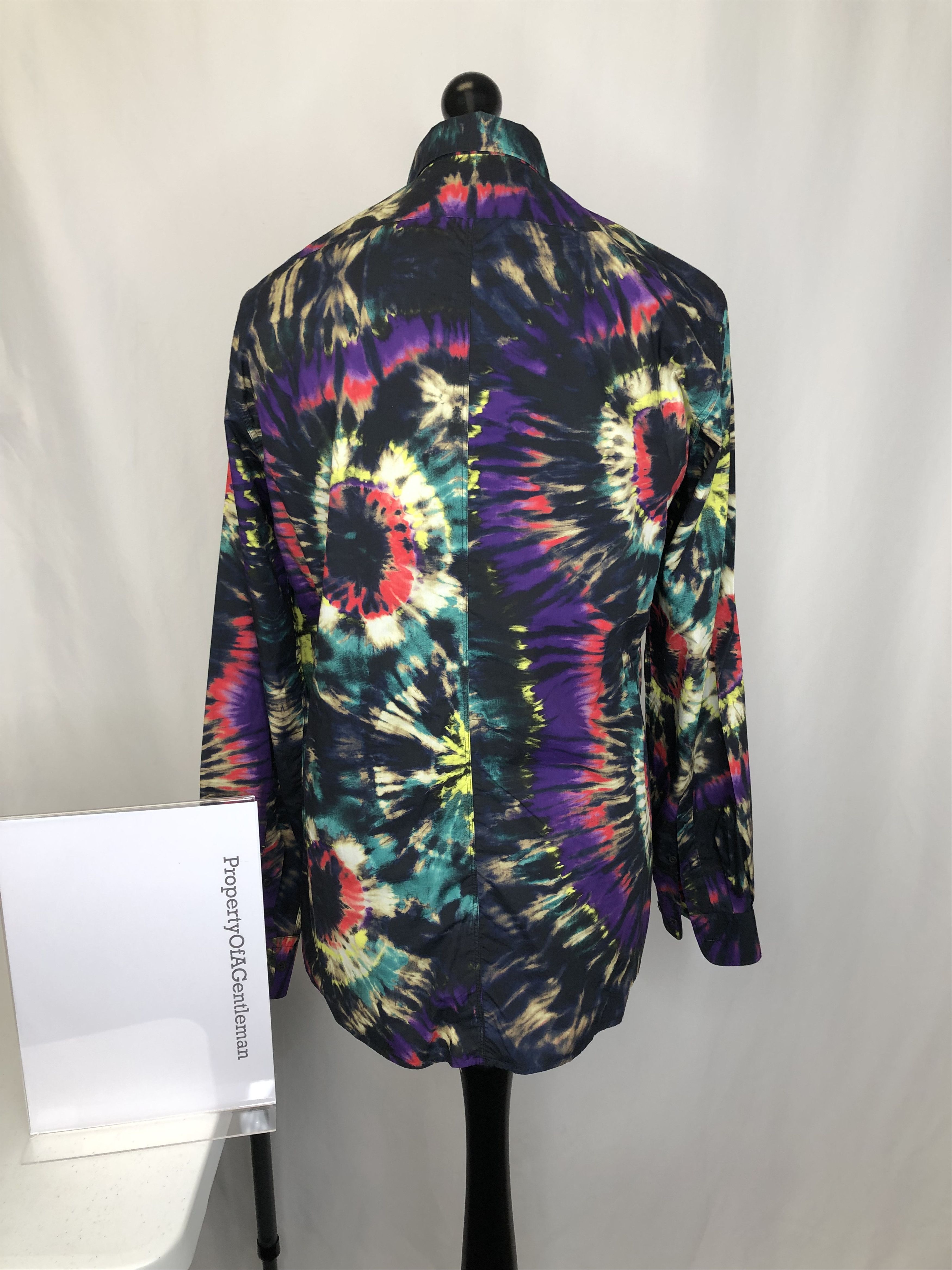 Dries Van Noten Dries Van Noten Tie Die Print Shirt Size US L / EU 52-54 / 3 - 5 Thumbnail