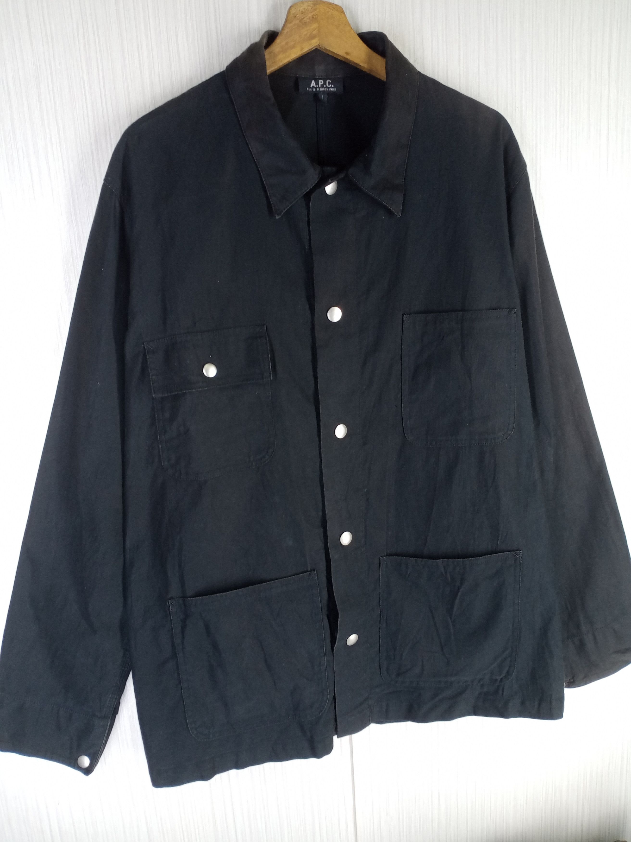 A.P.C. Rare Vintage A.P.C French Work Chore Jacket Size US L / EU 52-54 / 3 - 3 Thumbnail