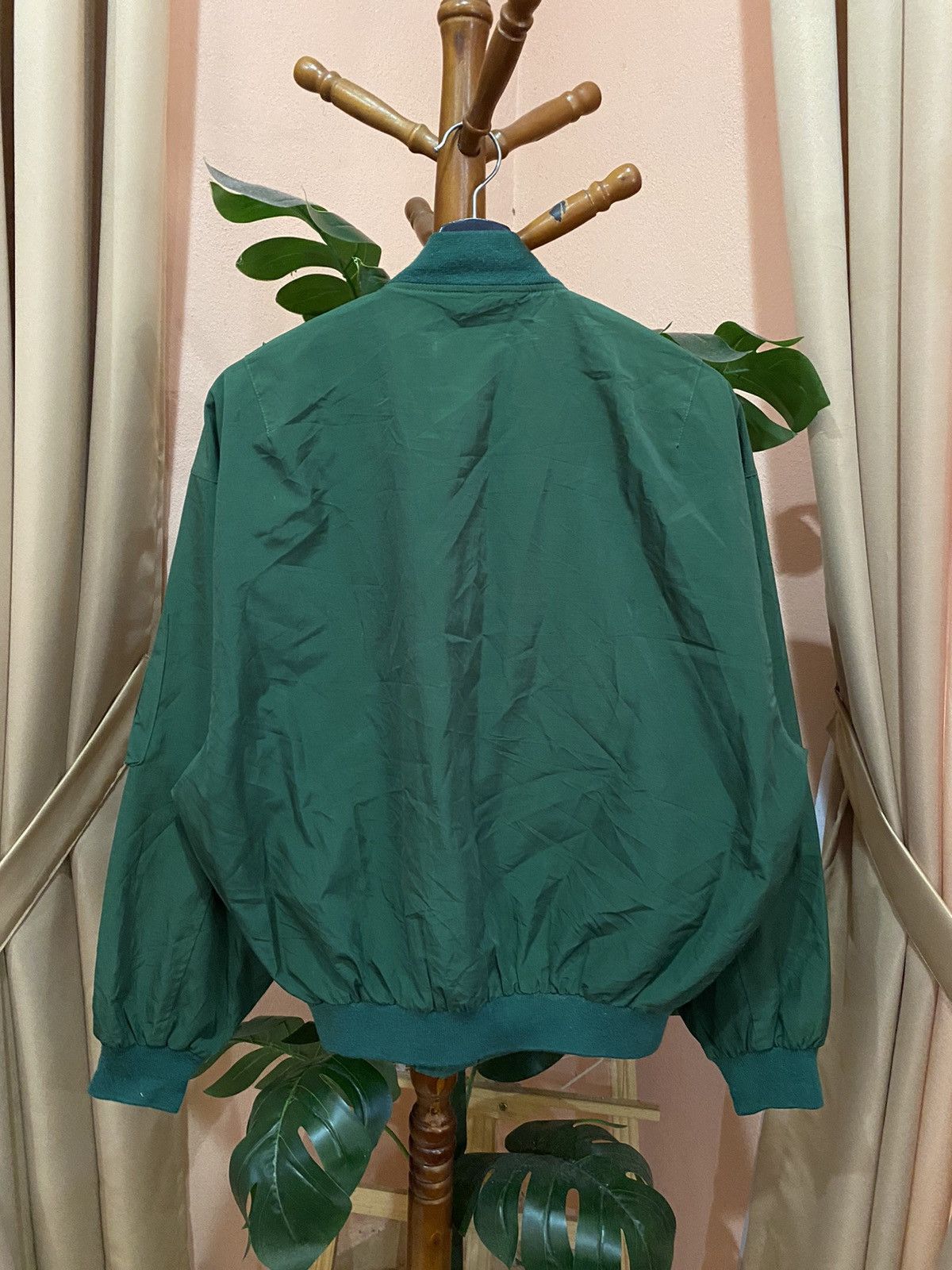 Other Vintage Modern Stream Green Bomber Jacket by Jolgura Company Size US L / EU 52-54 / 3 - 7 Thumbnail
