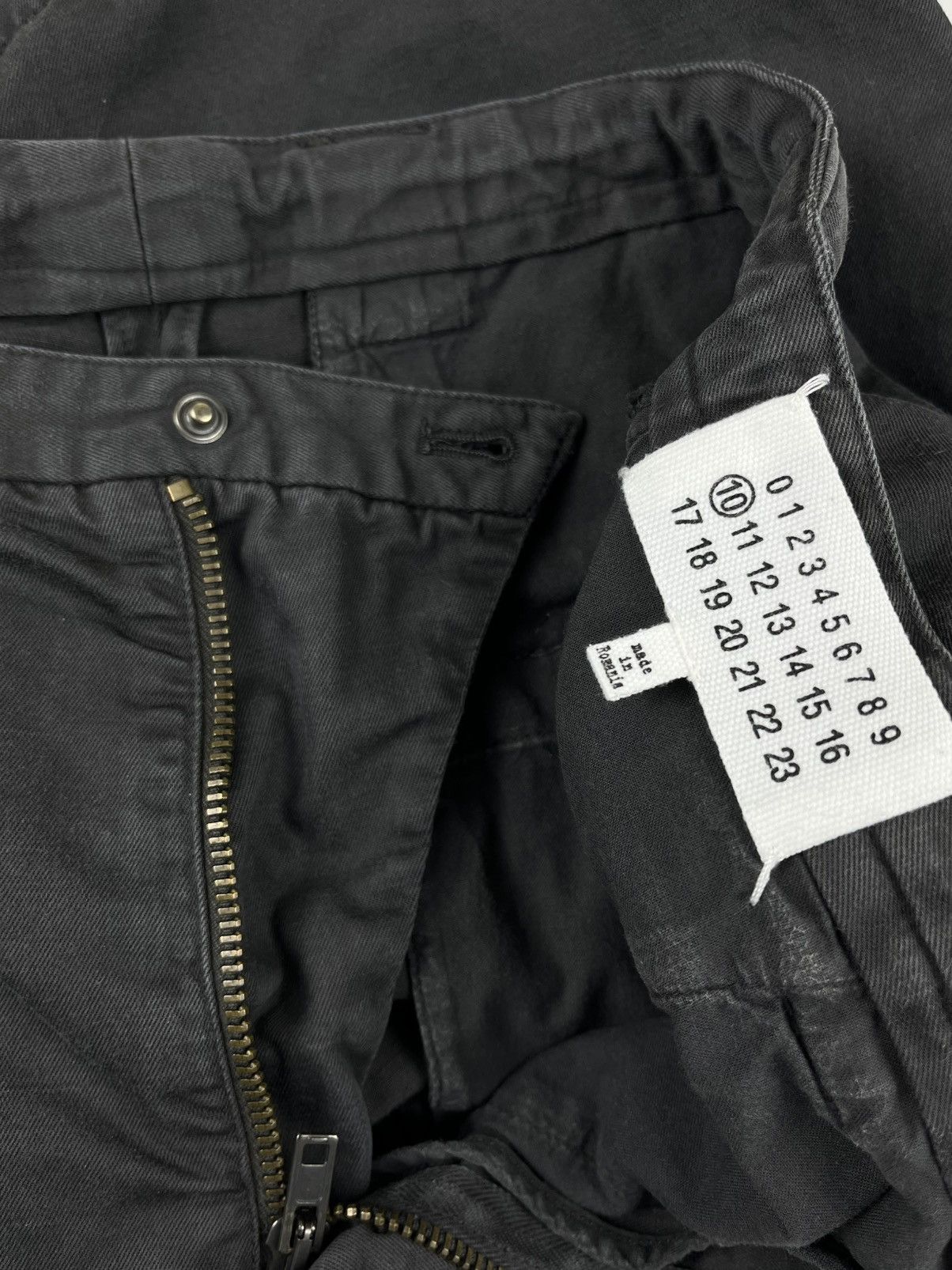 Maison Margiela SS14 Maison Margiela Metal Tip Drawstring Shorts Gray Size US 30 / EU 46 - 4 Thumbnail