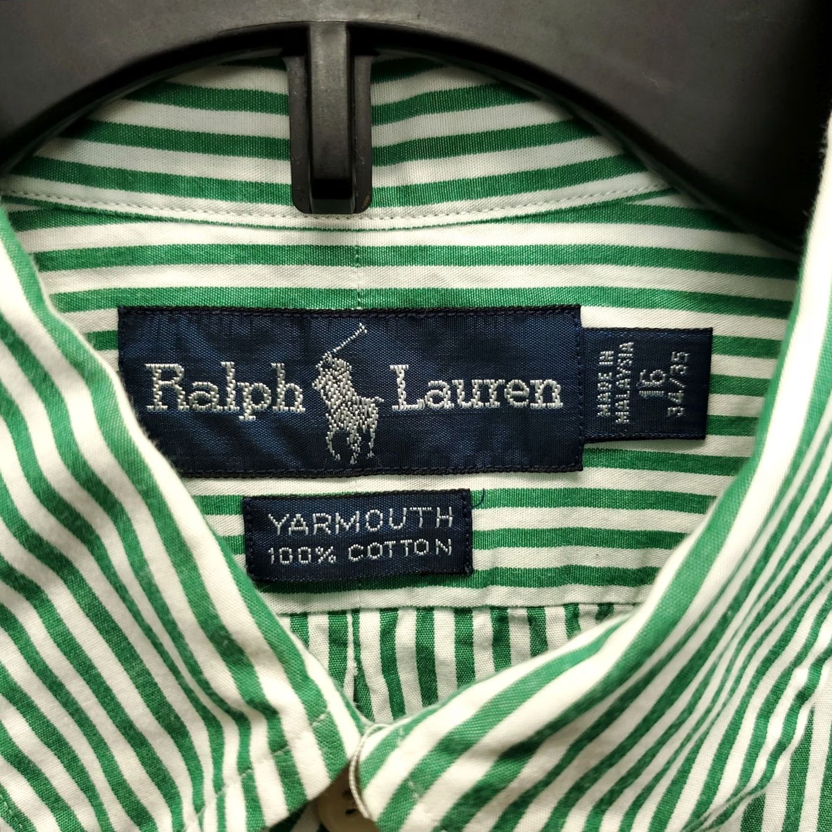 Ralph Lauren Ralph Lauren Dress Shirt Mens 16 Multi Striped Yarmouth Pony Logo Button-Down Size 42R - 7 Thumbnail