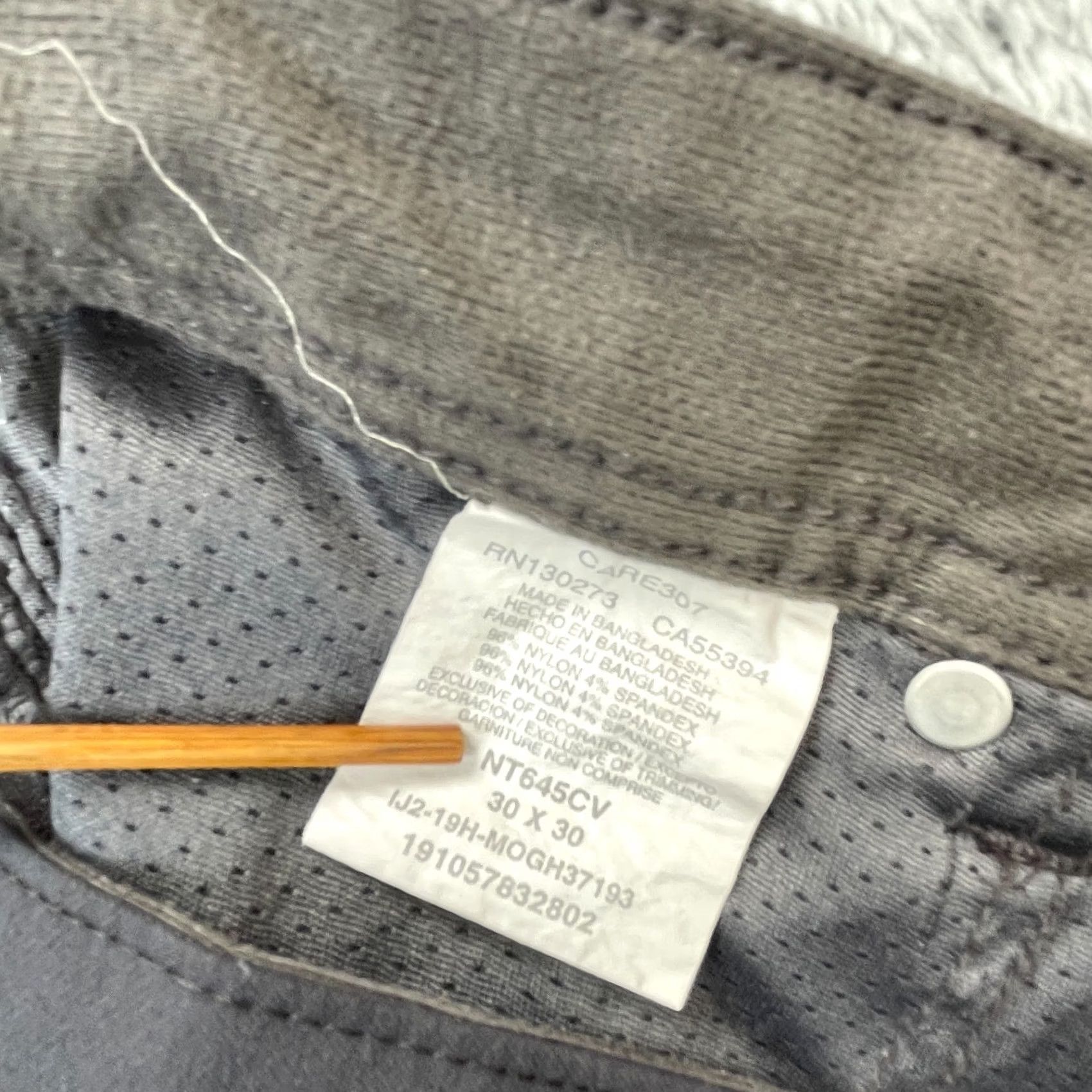 Wrangler VINTAGE Wrangler Pants Mens 30x30 Gray All Terrain Gear Straight Leg Relaxed Fit Stretch Size US 30 / EU 46 - 6 Thumbnail