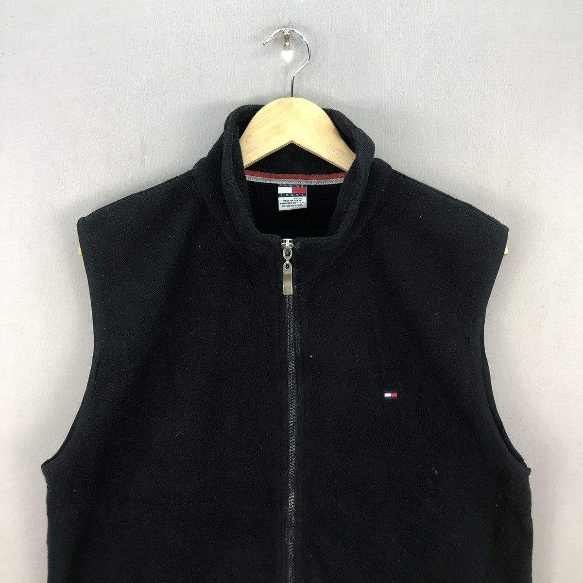 Tommy Hilfiger Vintage 90’s Tommy Jeans Fleece Sleeveless Jacket Size US S / EU 44-46 / 1 - 4 Thumbnail