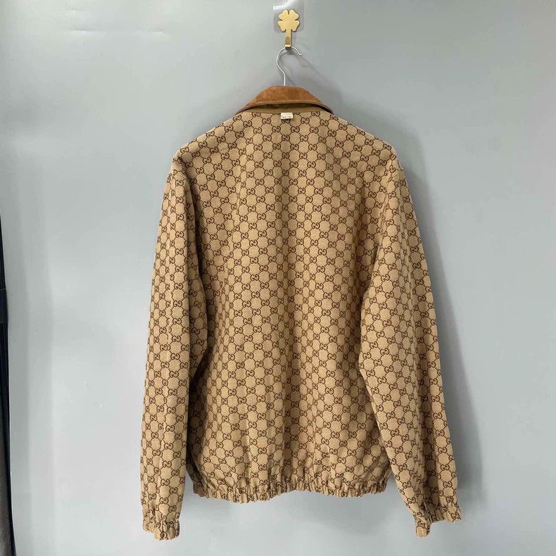 Gucci Gucci Brown double-sided wear full print zipper jacket 2501 Size US L / EU 52-54 / 3 - 4 Thumbnail
