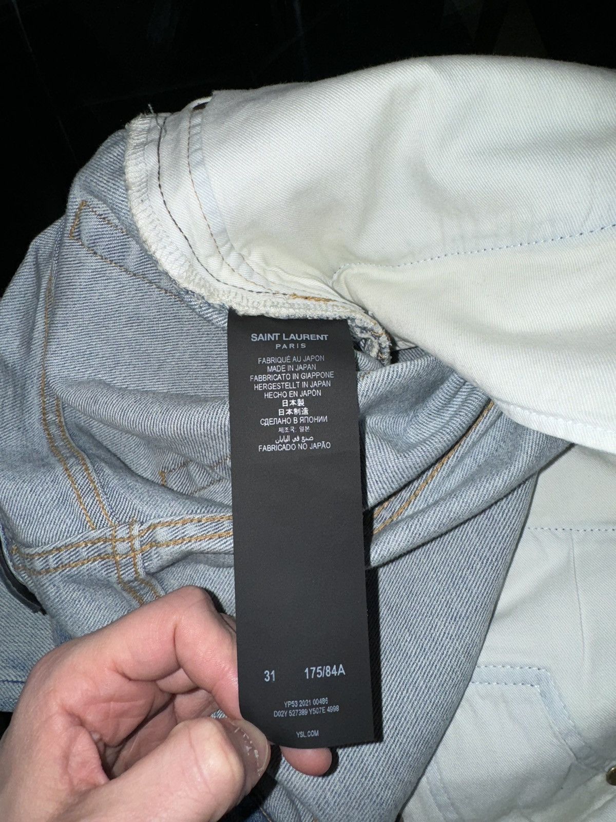 Saint Laurent Paris Saint Laurent iconic D02 Size US 31 - 10 Thumbnail
