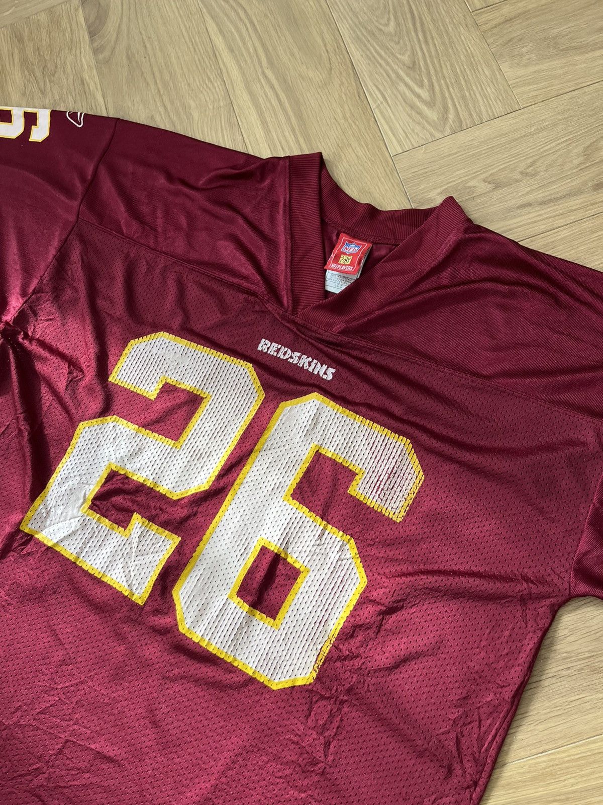 Reebok Vintage Washington Redskins #26 Clinton Portis Reebok NFL Size US L / EU 52-54 / 3 - 5 Thumbnail