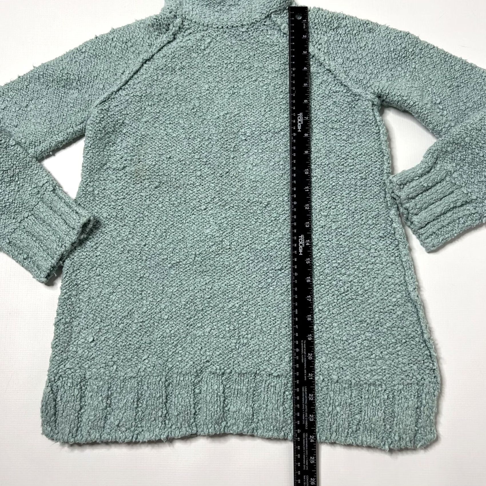 Anthropologie VINTAGE Anthropologie MOTH Juliette Sweater Blue Turtleneck Pullover Tunic XS Size XS / US 0-2 / IT 36-38 - 6 Thumbnail