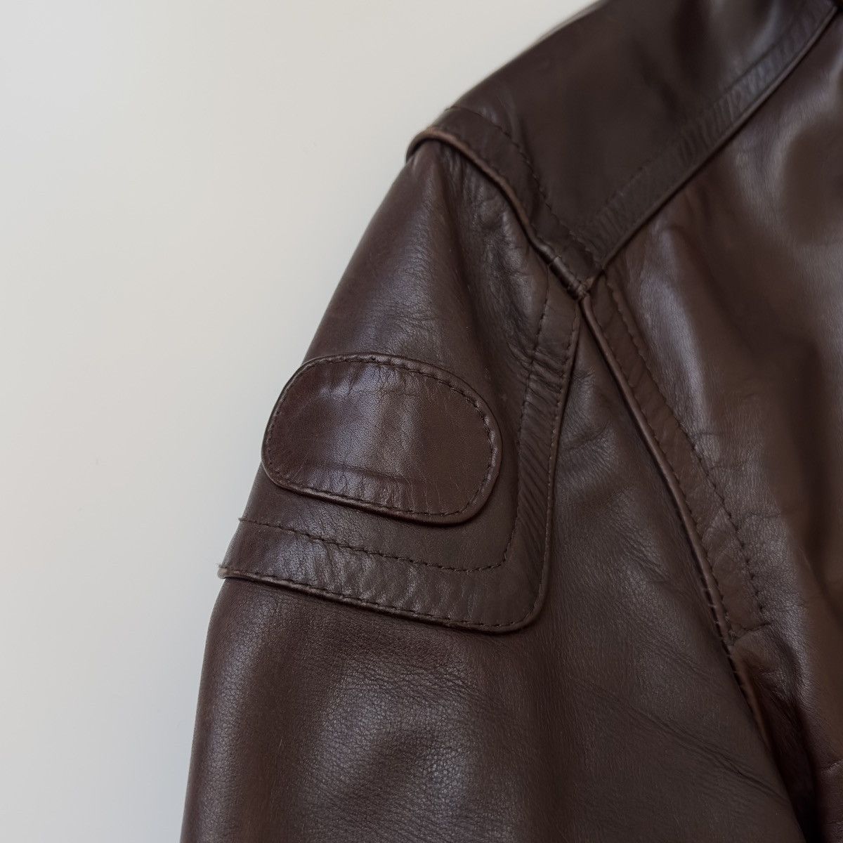Dsquared2 F/W 2002 Dsquared2 Biker Leather Jacket Size 48 Homeless Size US M / EU 48-50 / 2 - 9 Thumbnail