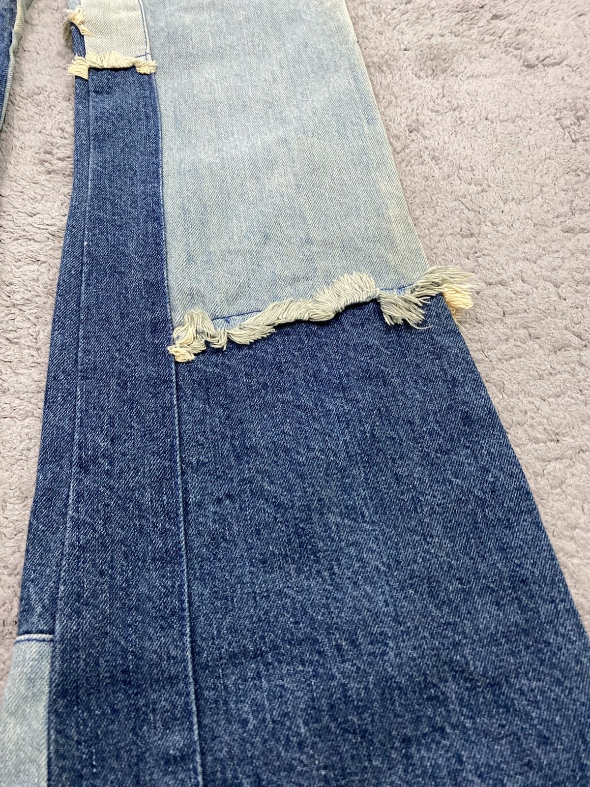 Kapital The Hipsite Patcwork Distressed Flare Denim Kapital Hysteric Size US 28 / EU 44 - 8 Thumbnail