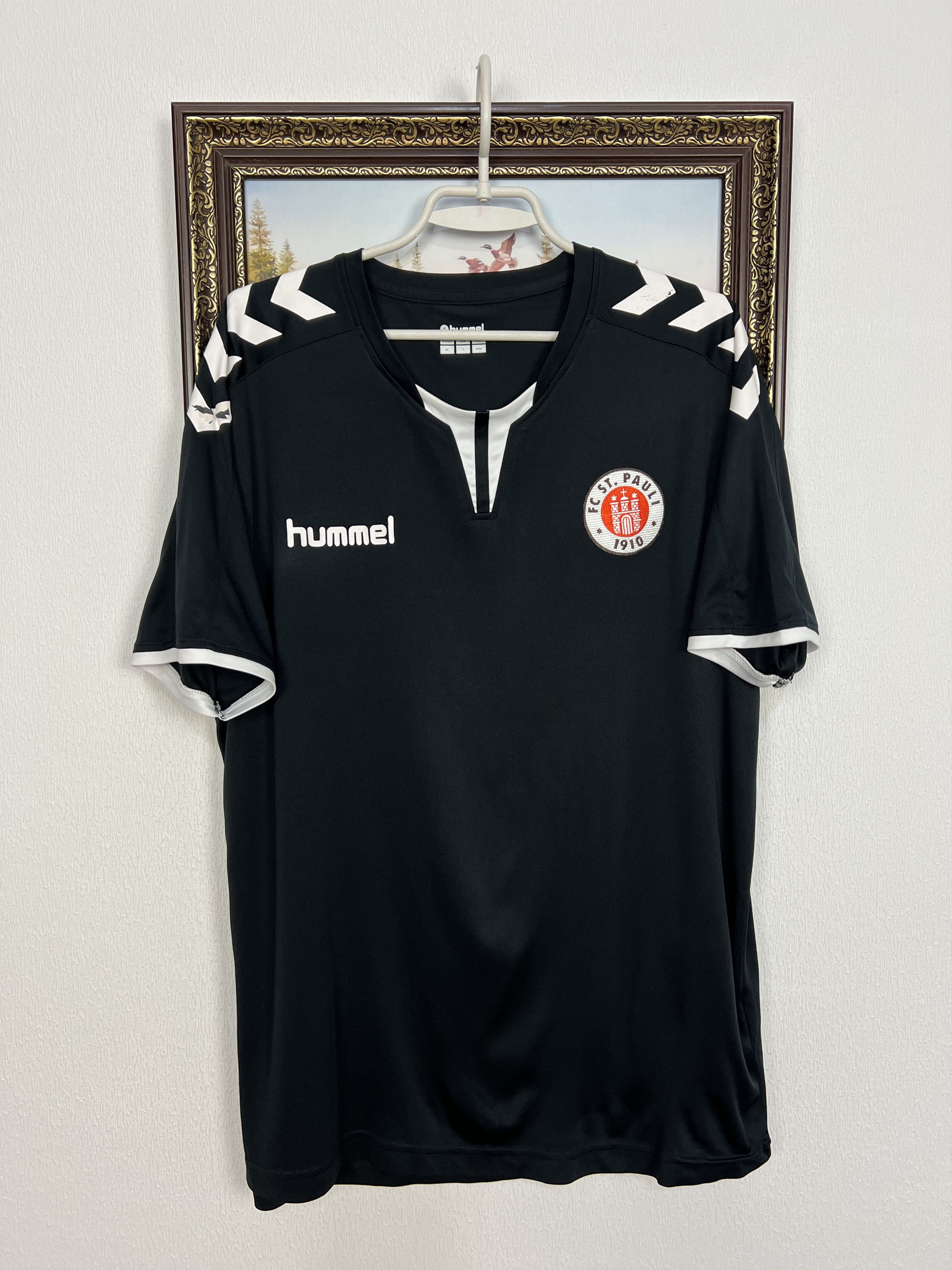Hummel Hummel St Pauli Football Train Shirt Soccer Jersey Trikot Size US L / EU 52-54 / 3 - 1 Thumbnail