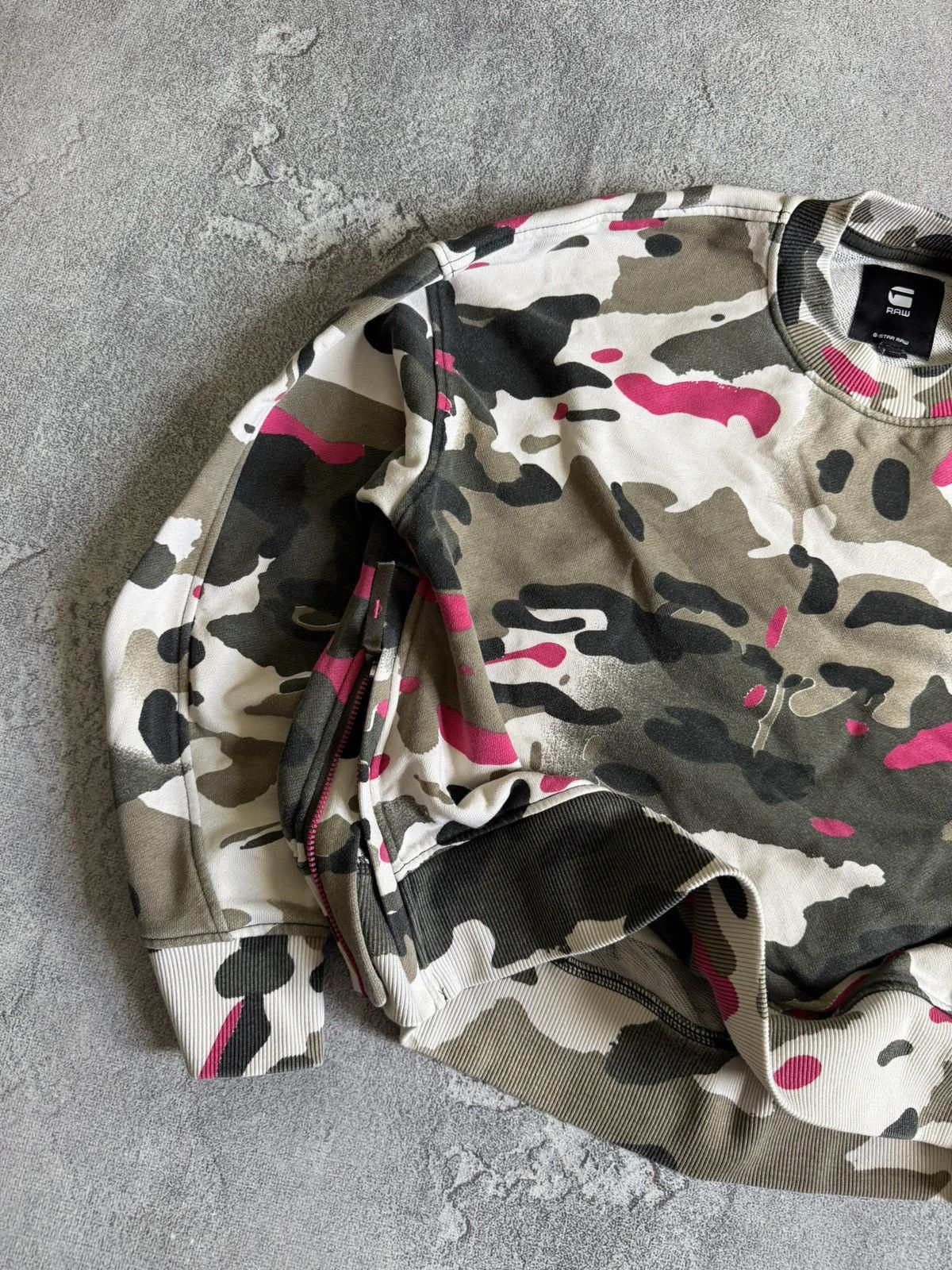G-Star G star raw M/size Loose Fit Camo AO crewneck sweatshirts Size M / US 6-8 / IT 42-44 - 2 Thumbnail