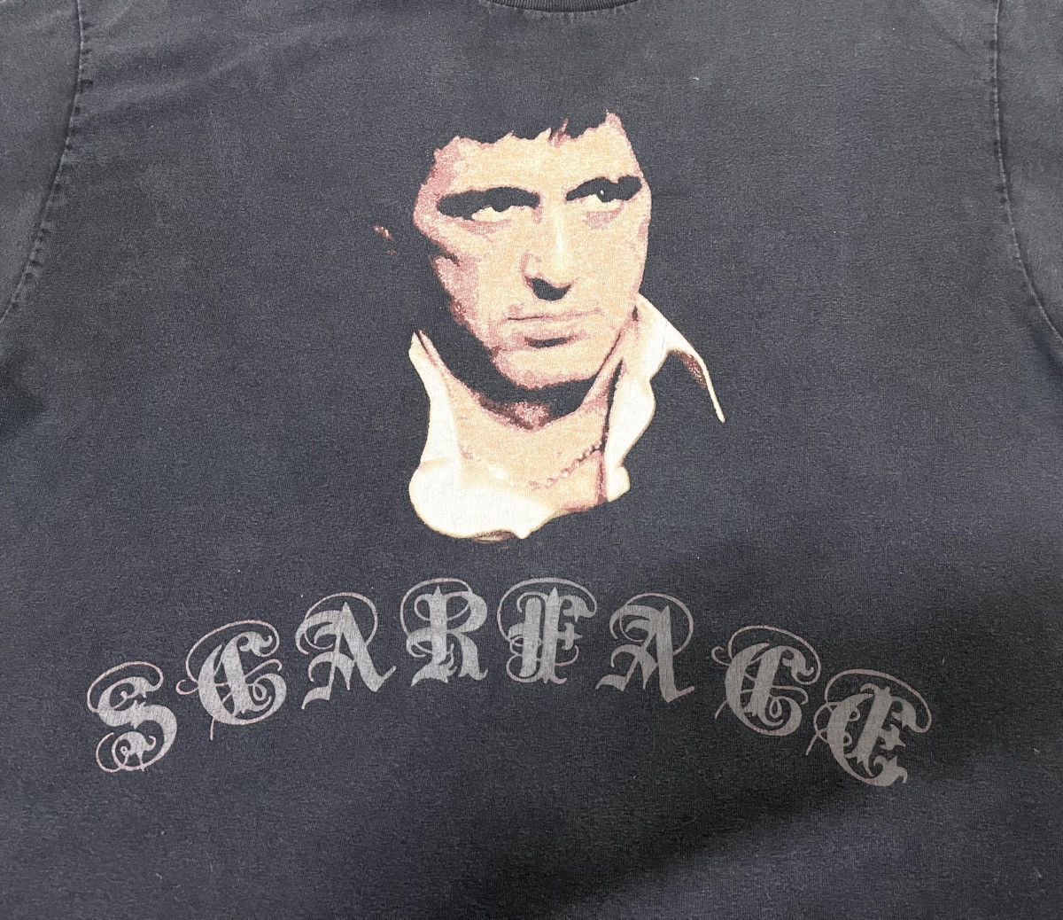 Vintage Vintage Y2K Sunfaded Scarface Tony Montana T-Shirt Size US L / EU 52-54 / 3 - 4 Thumbnail