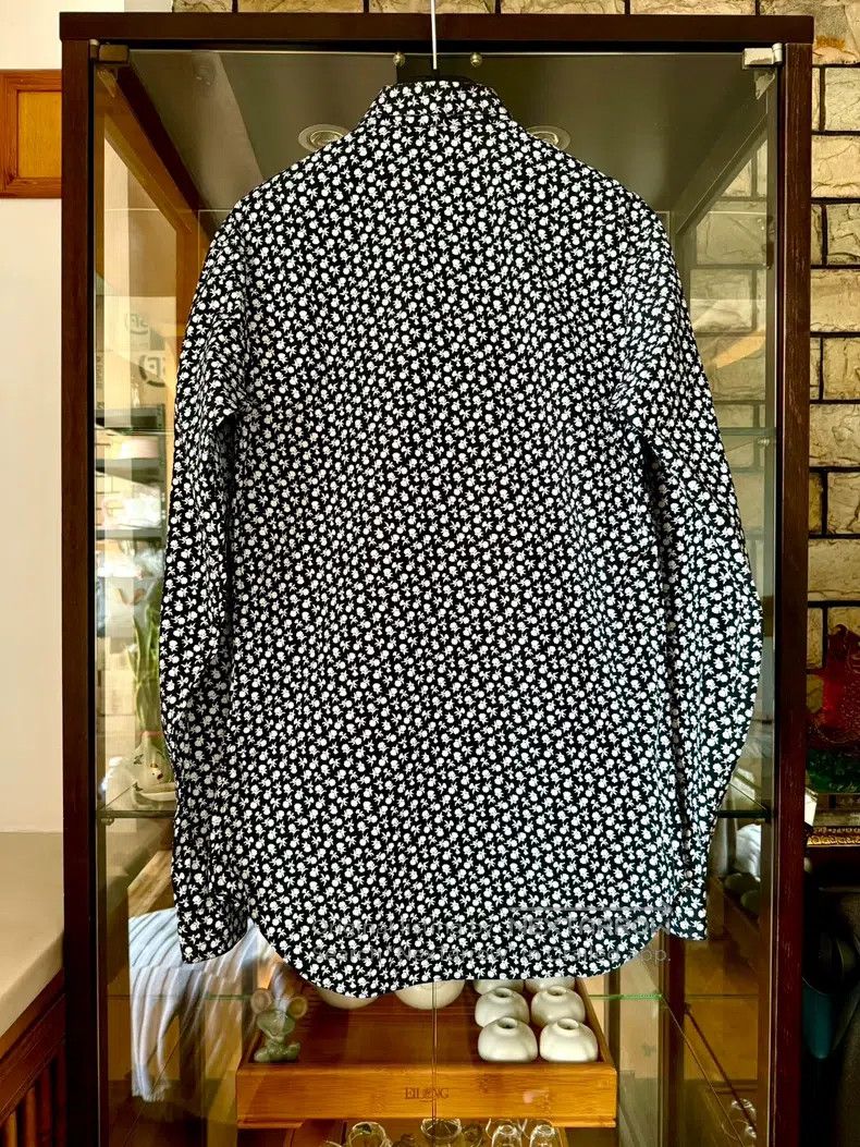 Dior Dior size 37 Black and White Rose Shirt Size US M / EU 48-50 / 2 - 3 Thumbnail