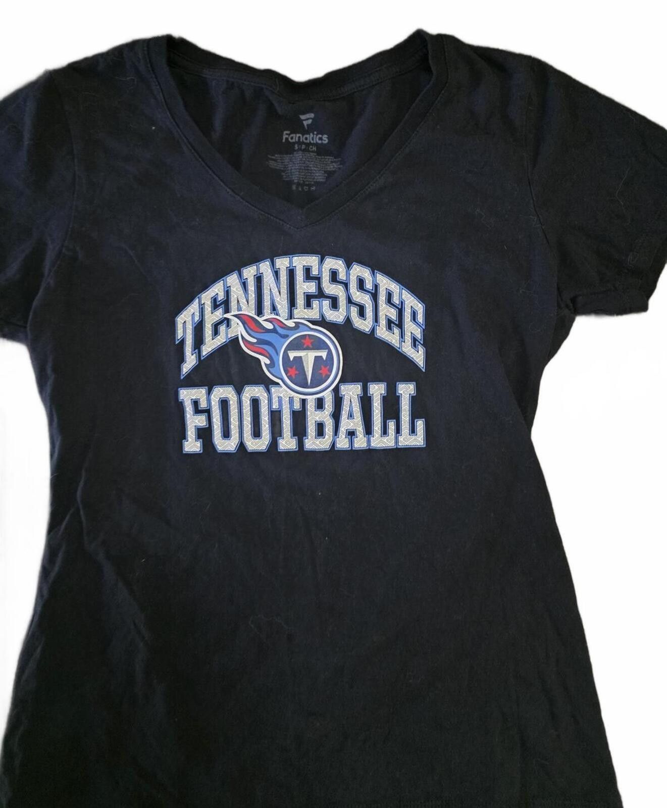 Other Fanatics Tennessee Titans Football Blue V-Neck T-Shirt Small Size S / US 4 / IT 40 - 4 Thumbnail