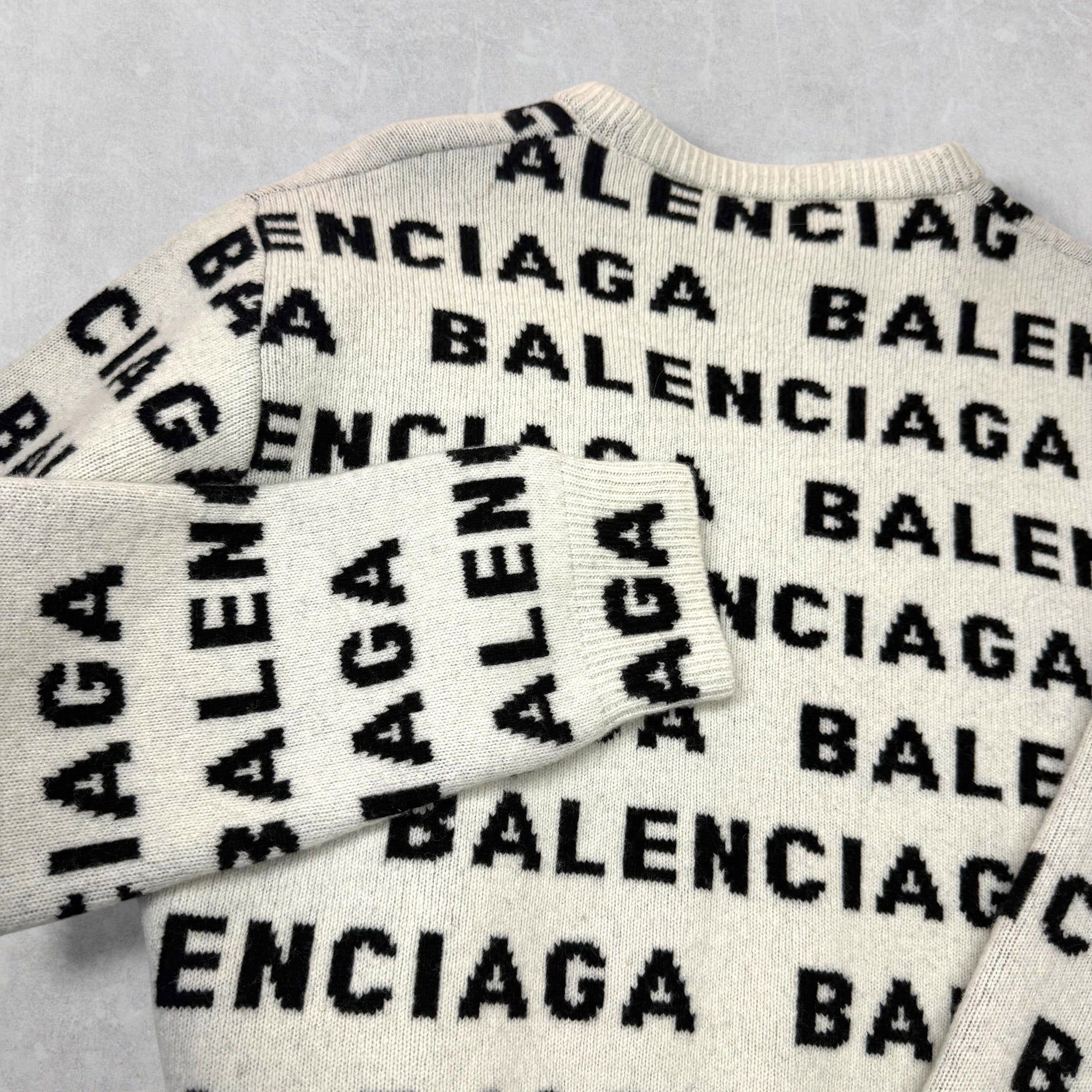Balenciaga Balenciaga Jacquard Sweater M Size M / US 6-8 / IT 42-44 - 3 Thumbnail