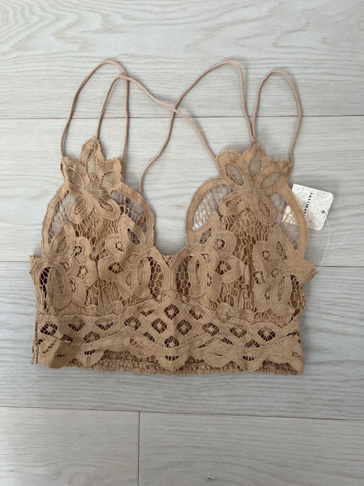 Free People Intimately Free People Lace Adella Bralette Nude ( M ) Size M / US 6-8 / IT 42-44 - 3 Thumbnail
