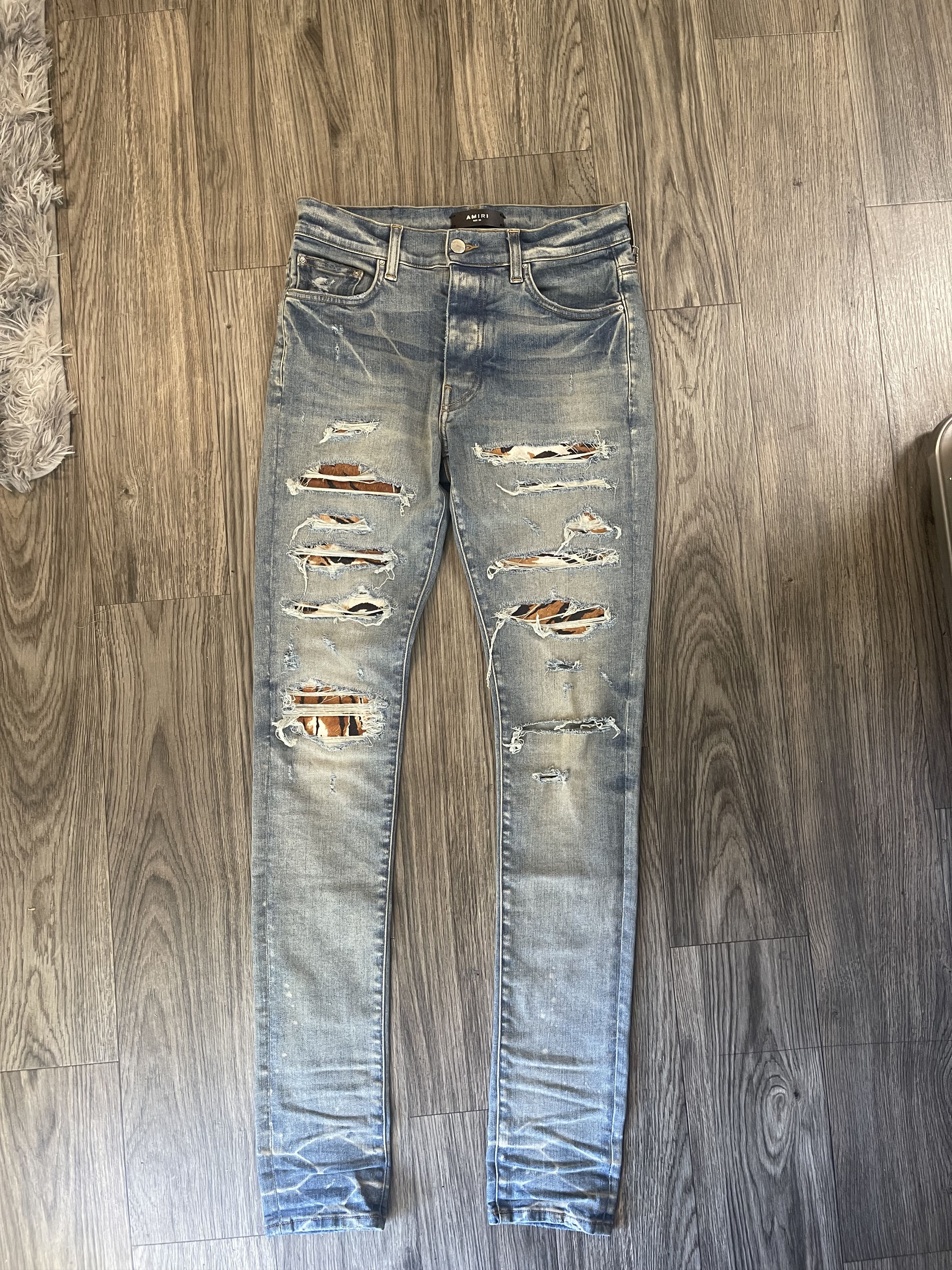 Amiri Amiri jeans clay indigo Chinese new year Size US 30 / EU 46 - 1 Thumbnail
