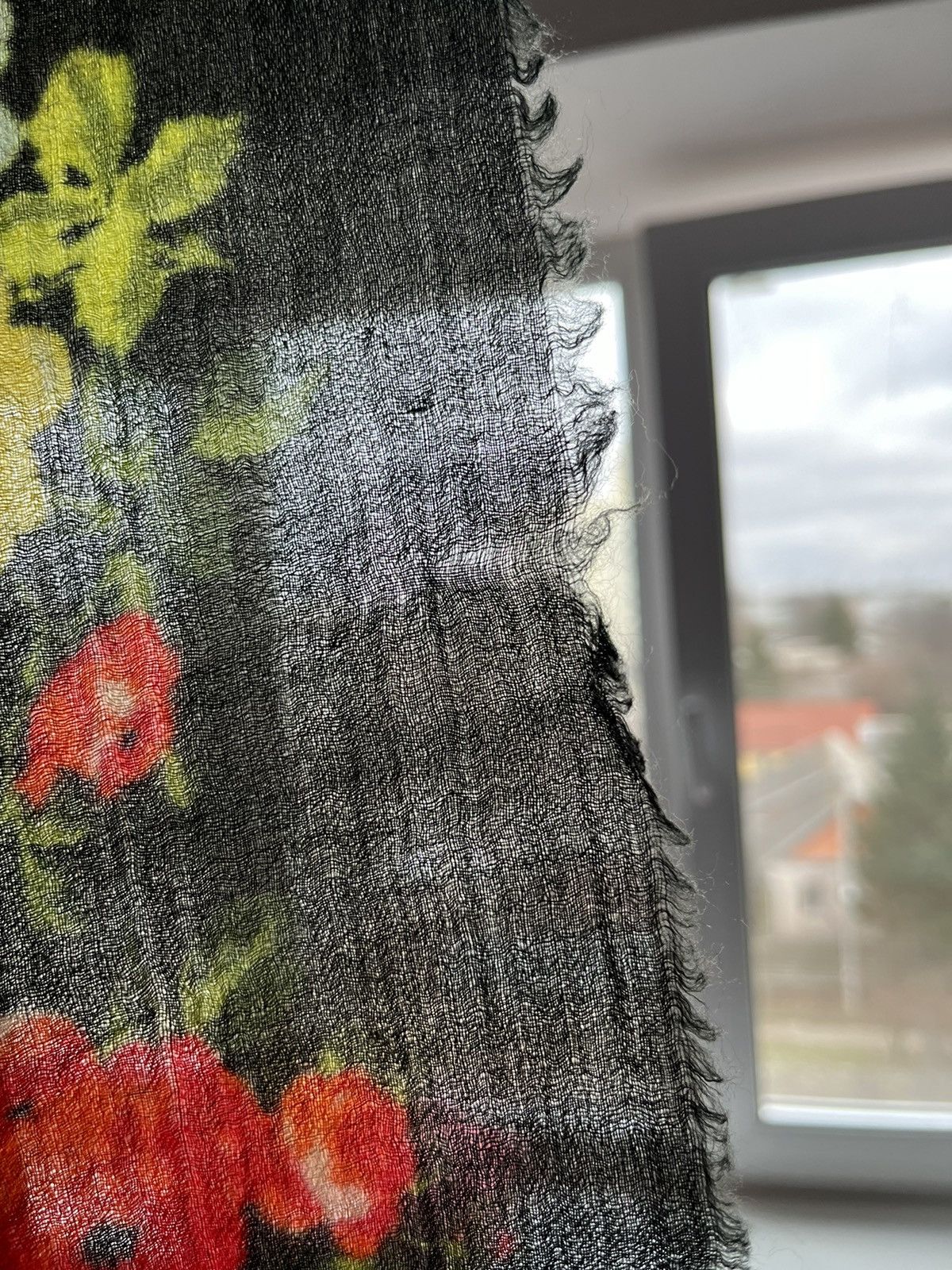 Other Toast Multicolor Floral Mohair Wool Cashmere Scarf Shawl Size ONE SIZE - 11 Thumbnail