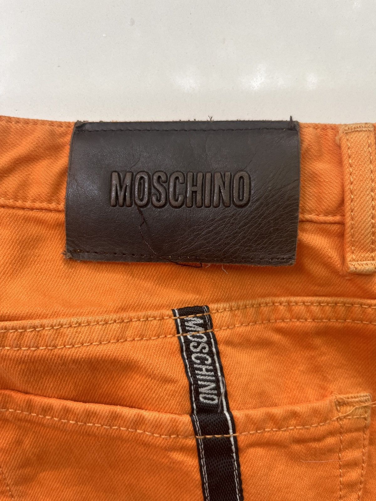 Moschino Men’s orange Moschino jeans Size US 38 / EU 54 - 10 Thumbnail