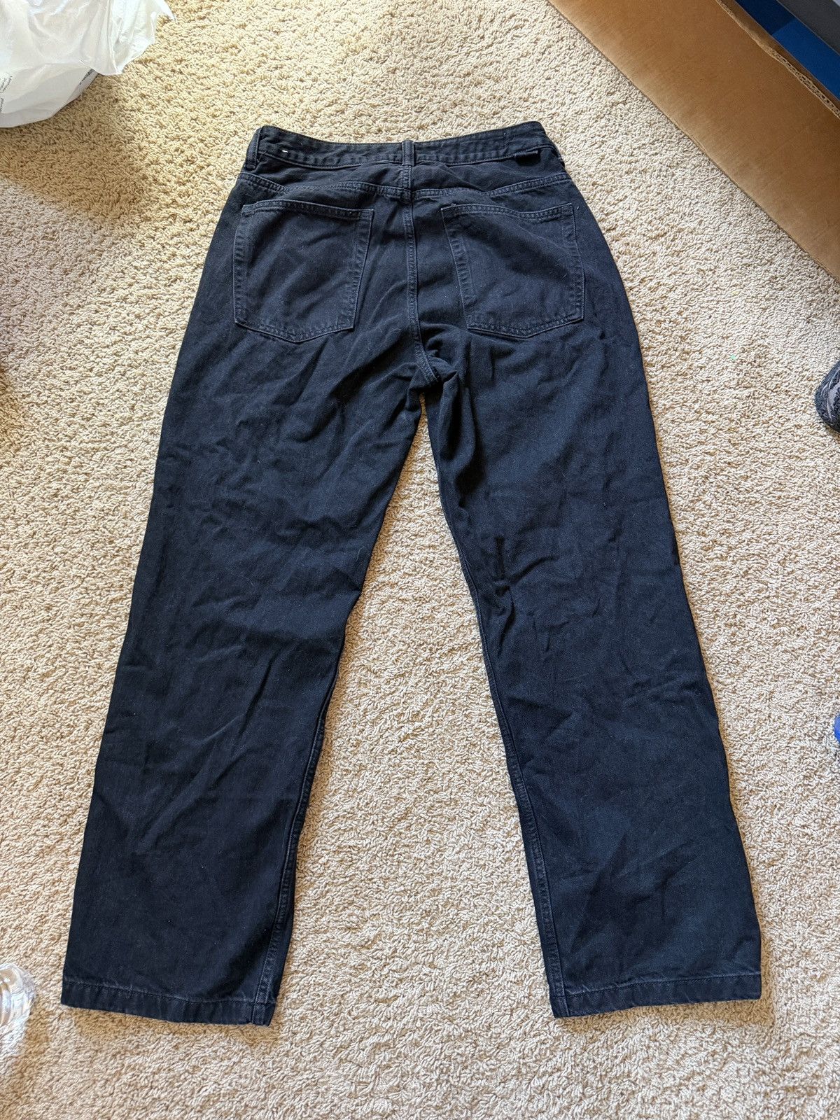 Zara Zara Baggy Black Pants Size 31 Size US 31 - 3 Thumbnail