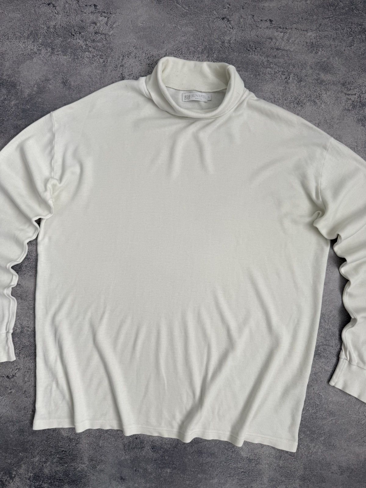Sunspel Sunspel White Turtleneck Long Sleeve T-Shirt Tee Vintage Y2K Size US L / EU 52-54 / 3 - 7 Thumbnail