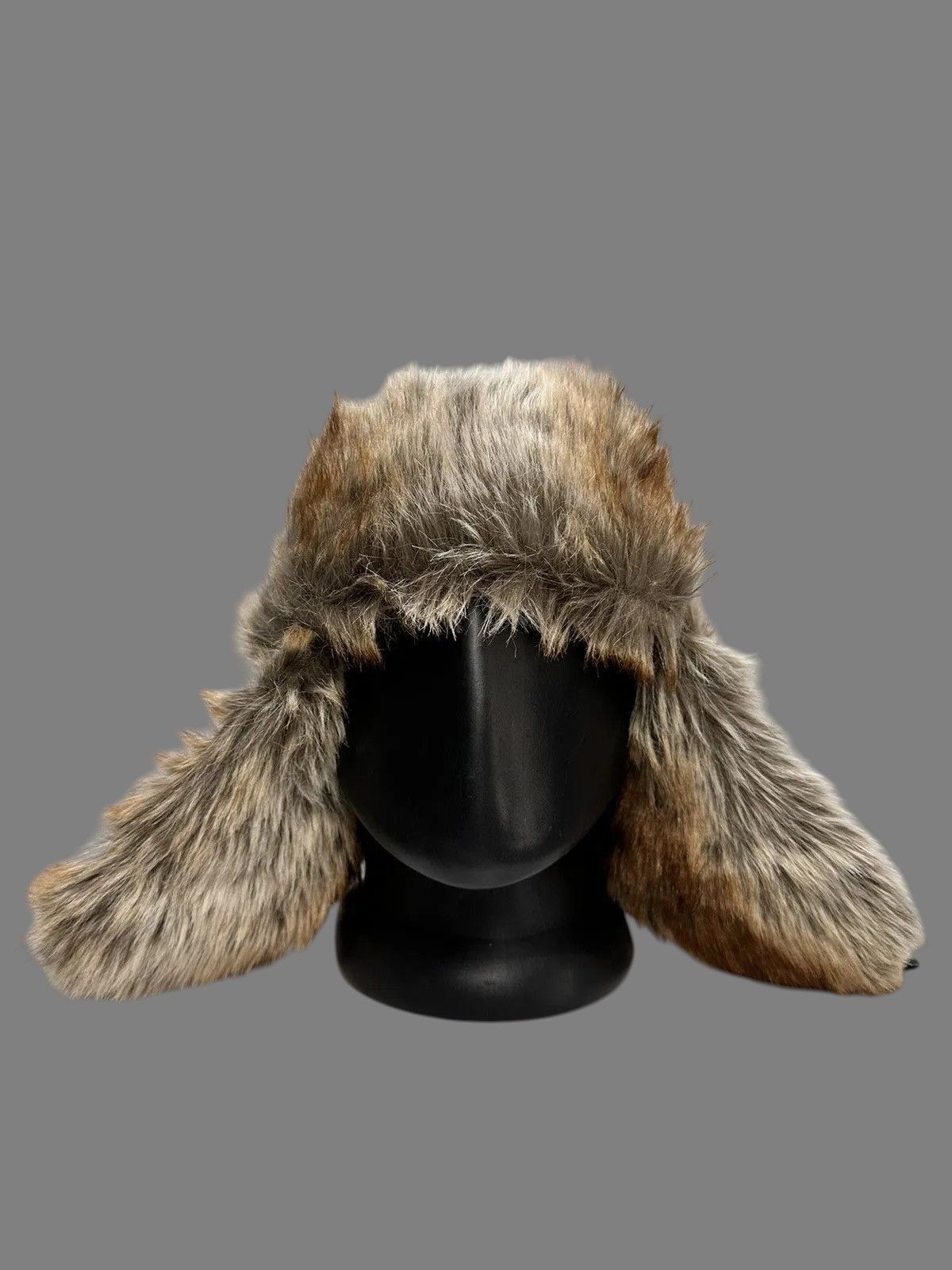 Le Grande Bleu (L.G.B.) Y2K Dickies Retro Black Trapper Hat Faux Fur Vintage Size ONE SIZE - 12 Thumbnail
