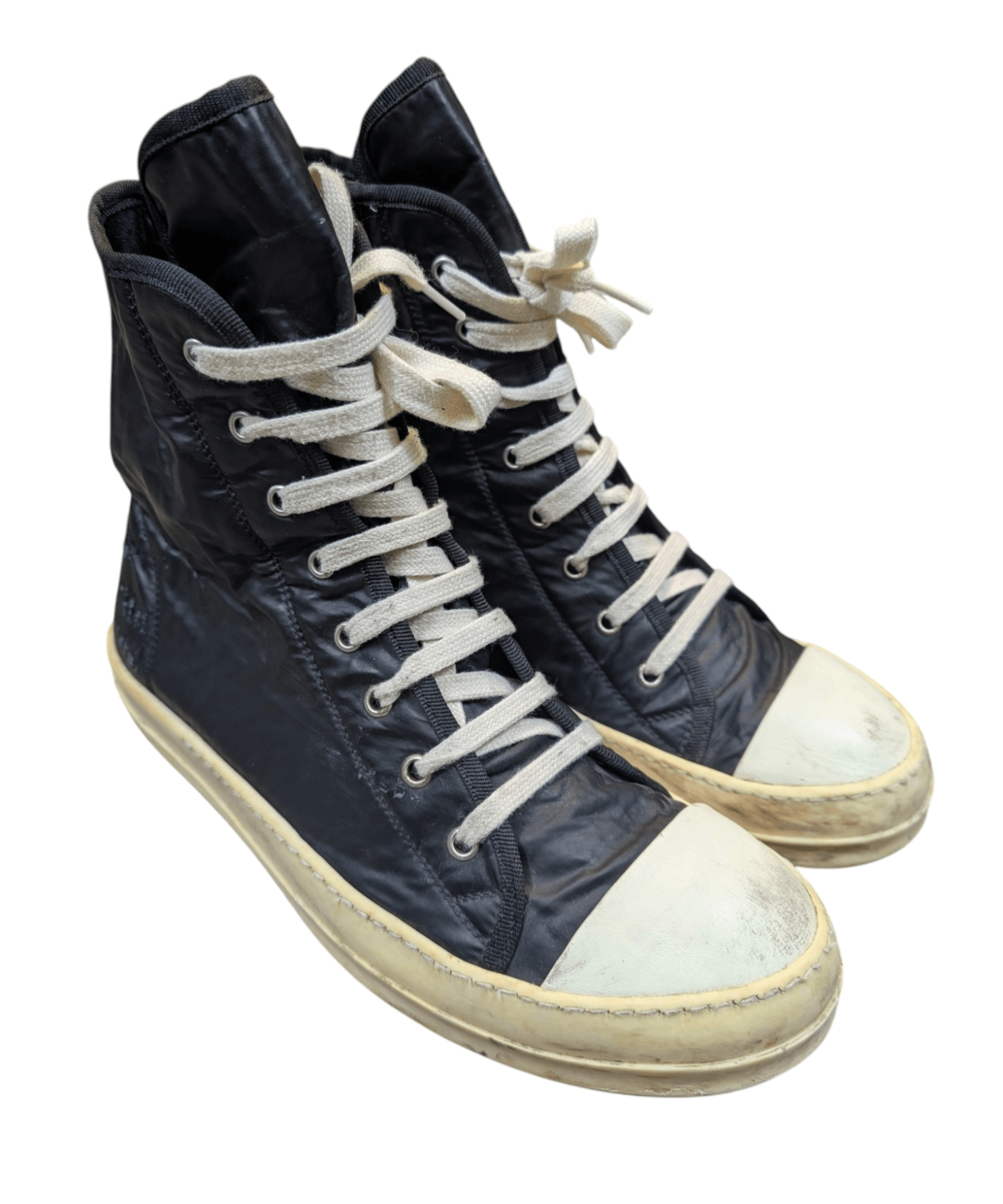 靴 Rick Owens drkshdw Ramones sneakers hi Rick Owens Women's Drkshdw Ramones Hi Top Zipper Black shoes