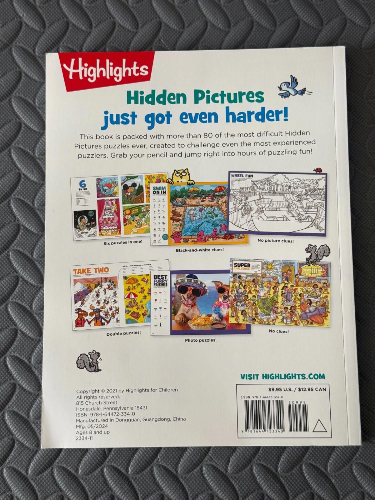 NASCAR The Hardest Hidden Pictures Book Ever, Brand New! Size ONE SIZE - 2 Thumbnail