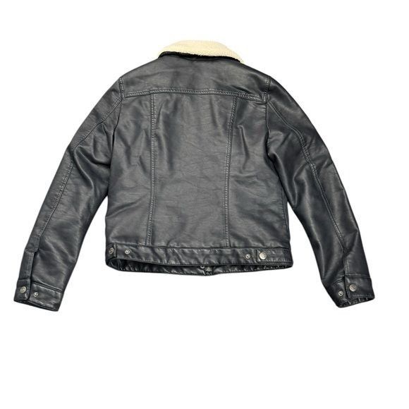Levi's Levis Womens Faux Leather Jacket With Sherpa Lining Button F Size M / US 6-8 / IT 42-44 - 7 Thumbnail