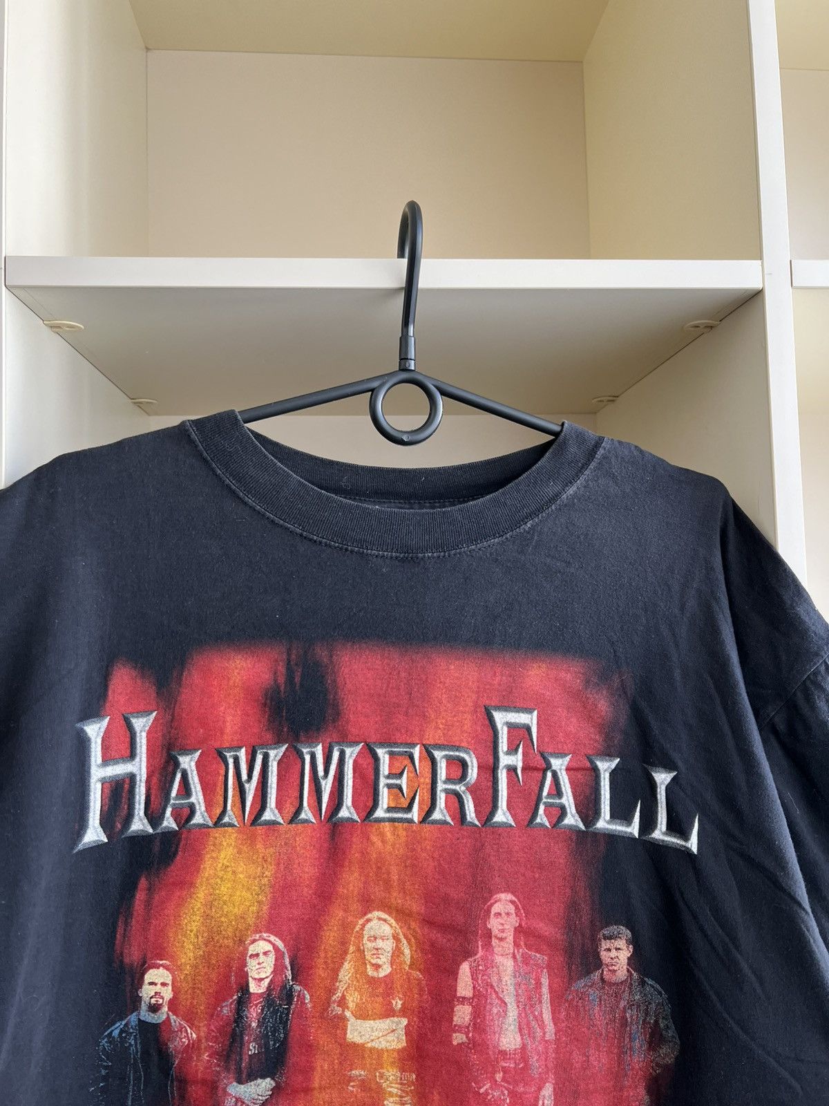 Band Tees Vintage Hammer Fall Band Tee Rock 90s T-Shirt Size US XL / EU 56 / 4 - 7 Thumbnail