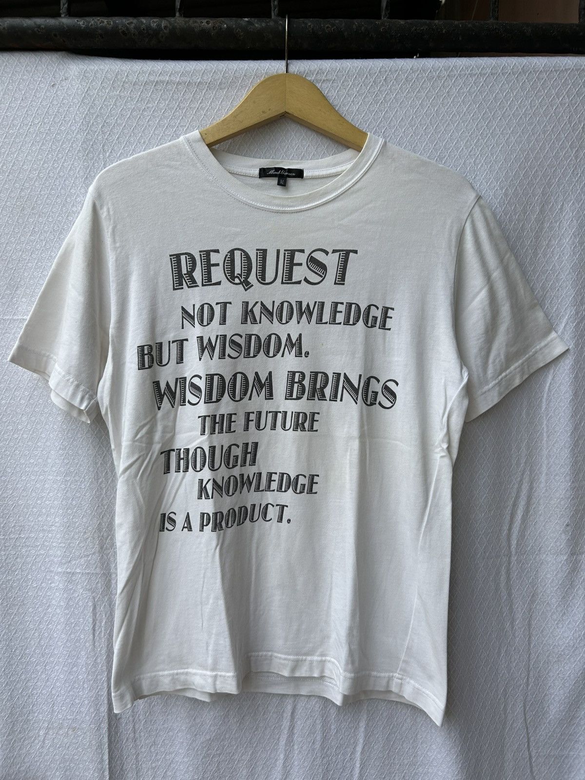 Japanese Brand Japanese poem mind games t shirt Size US M / EU 48-50 / 2 - 1 Thumbnail