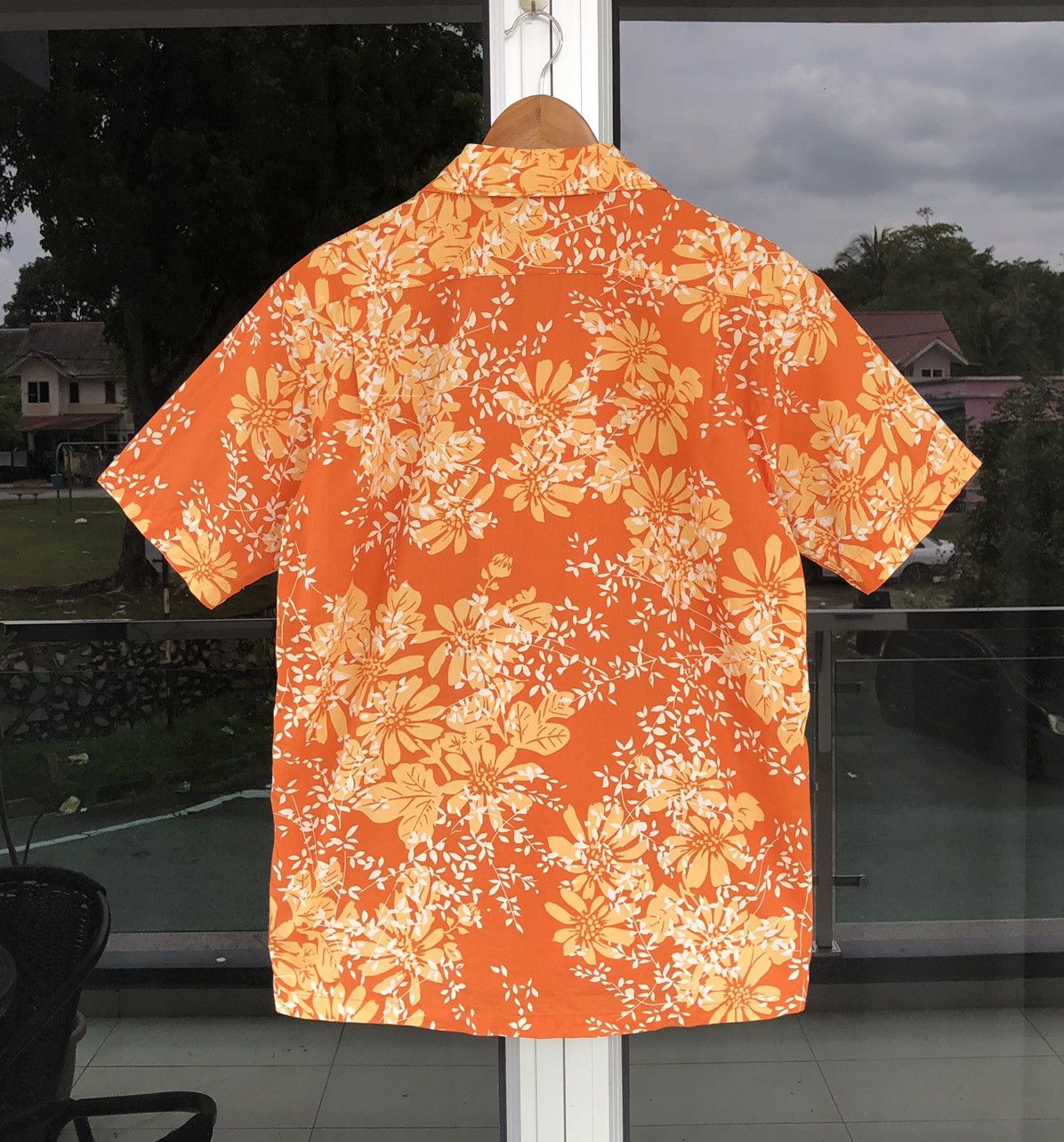 Lacoste LACOSTE Botanical Pattern Open Collar Shirt Aloha Size US M / EU 48-50 / 2 - 4 Thumbnail