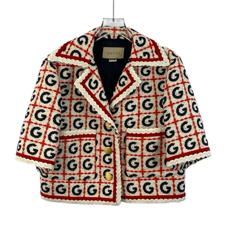 Gucci Colorful Logo Cotton Jacket-dmc